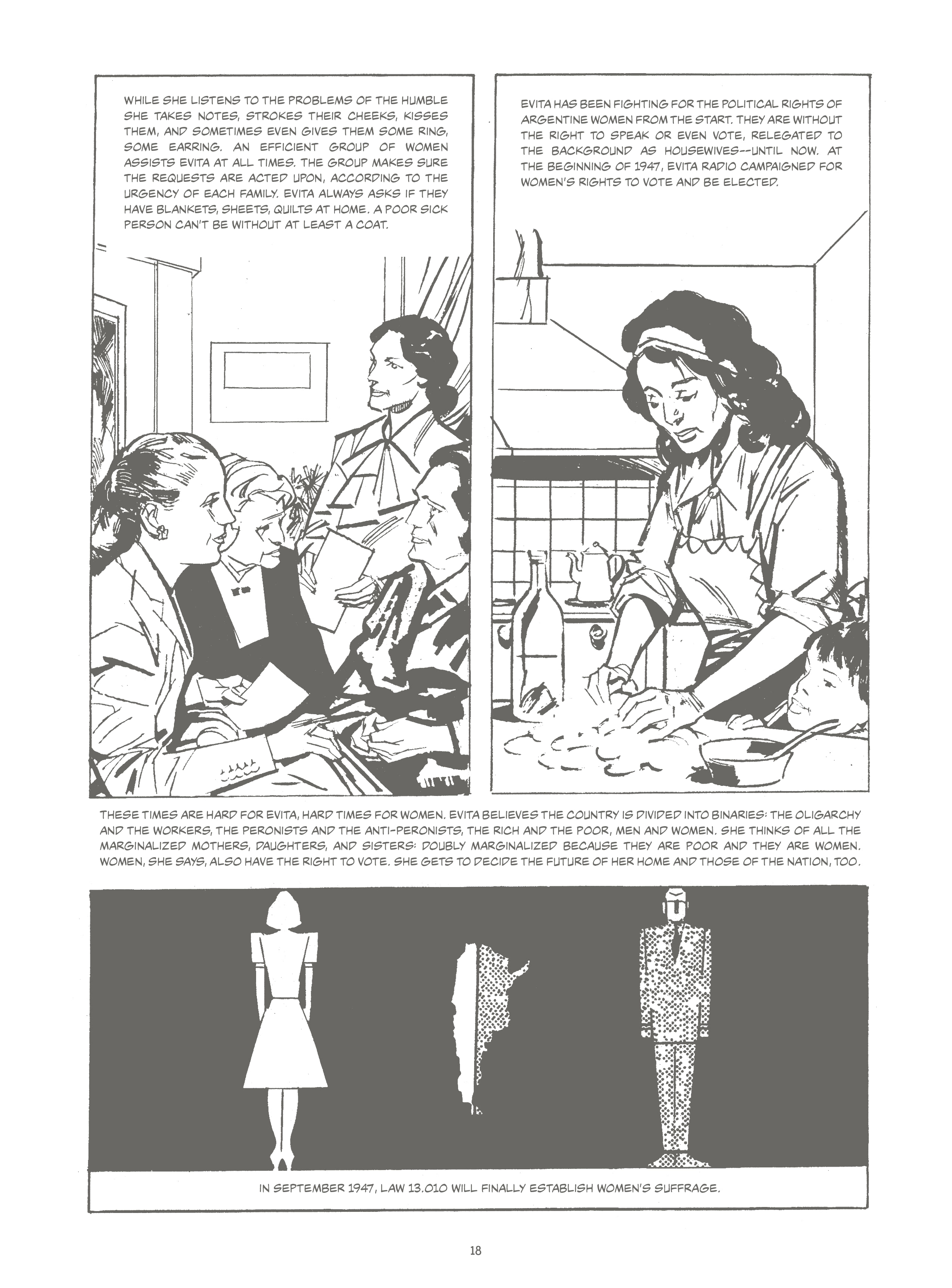 Read online Evita, the Life and Work of Eva Perón comic -  Issue # TPB - 23
