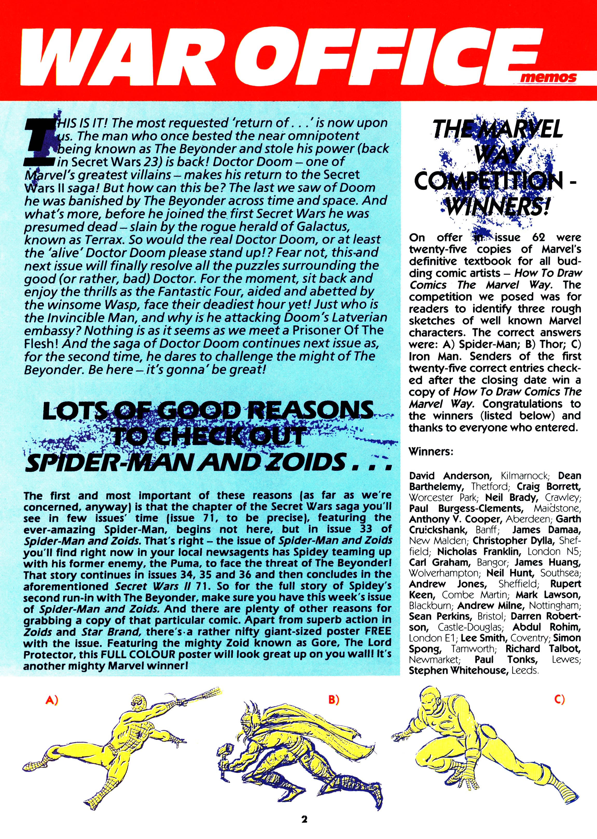 Read online Secret Wars (1985) comic -  Issue #68 - 2