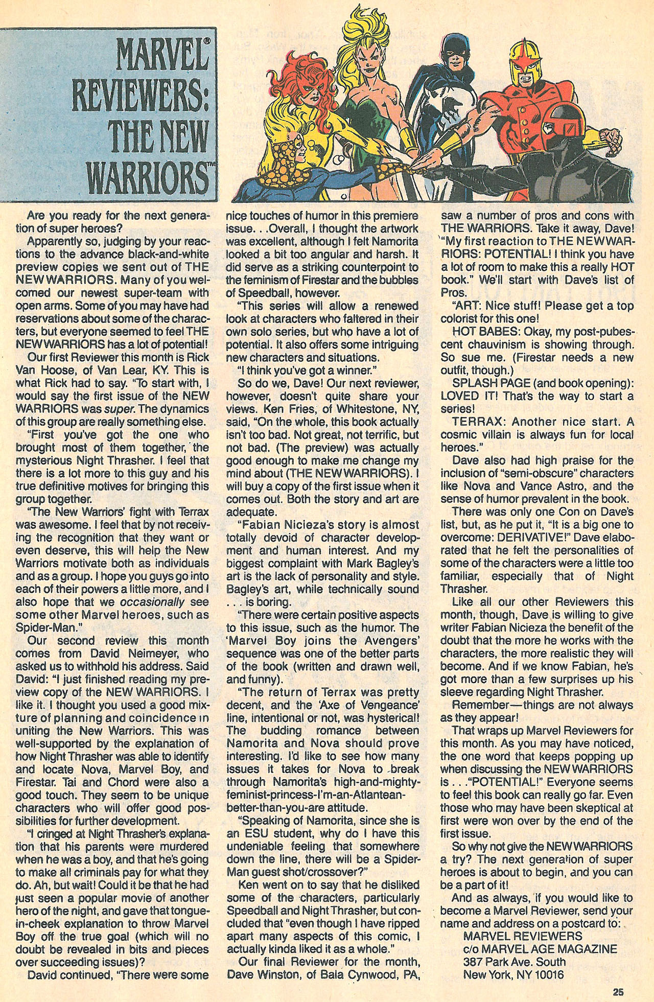 Read online Marvel Age comic -  Issue #89 - 26