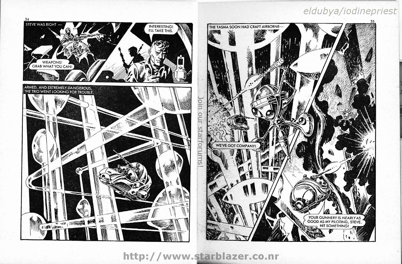 Read online Starblazer comic -  Issue #154 - 19