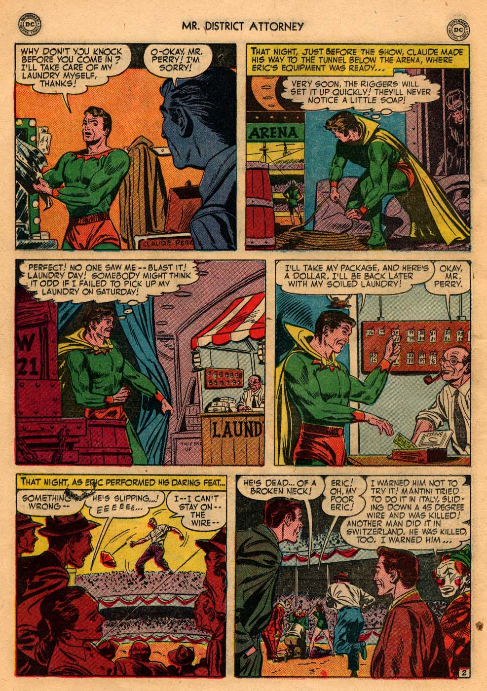 Read online Mr. District Attorney comic -  Issue #17 - 32