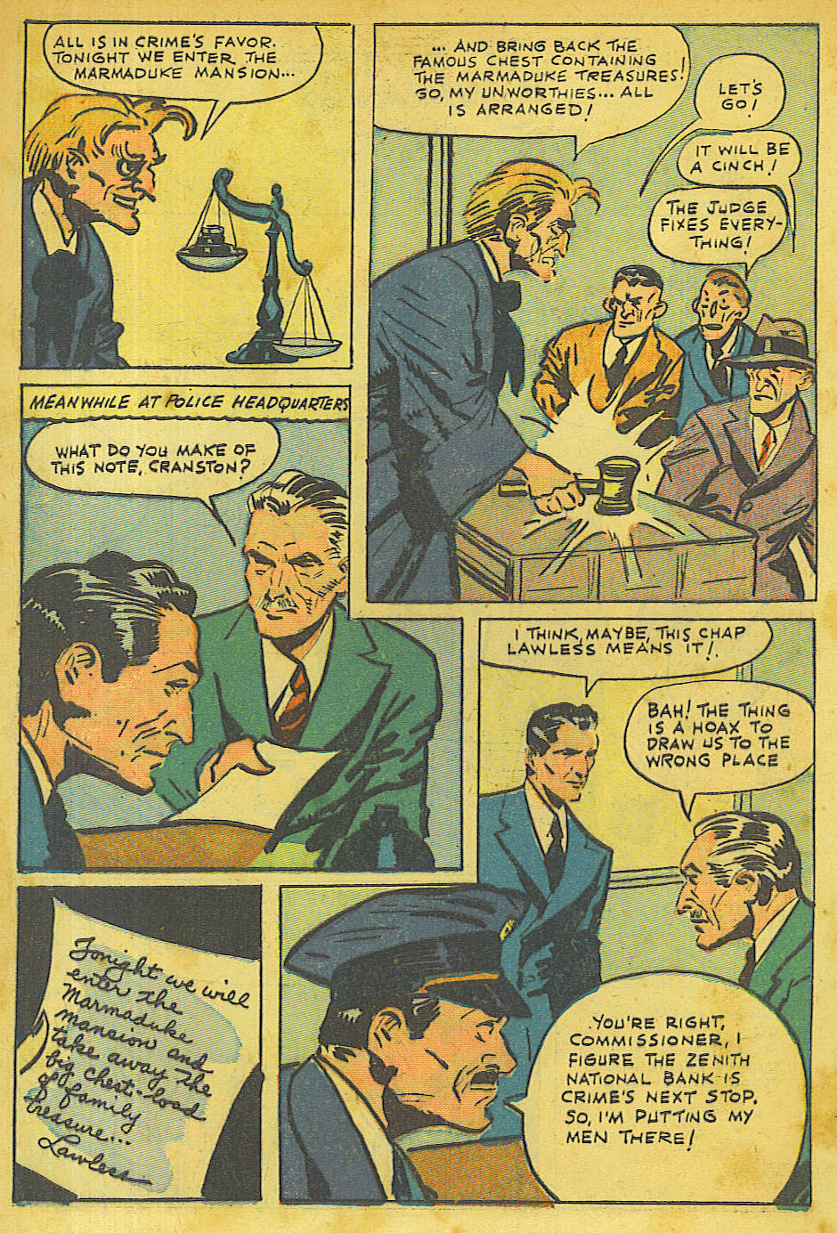 Read online Shadow Comics comic -  Issue #63 - 2