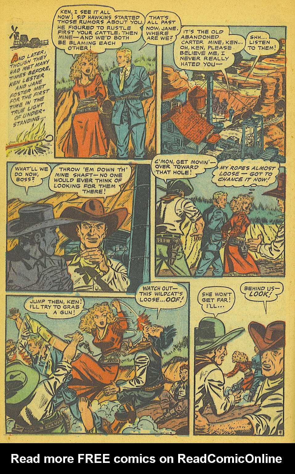 Read online Cowgirl Romances (1950) comic -  Issue #8 - 10