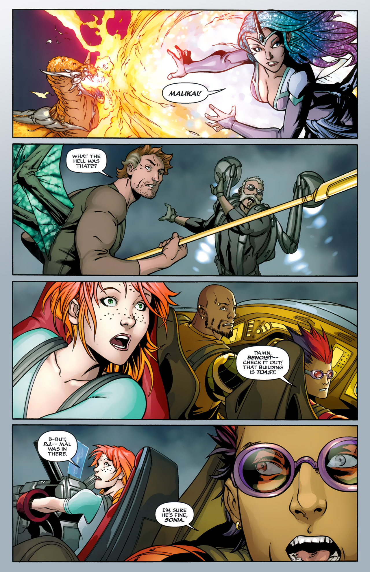 Read online Michael Turner's Soulfire (2009) comic -  Issue #9 - 6