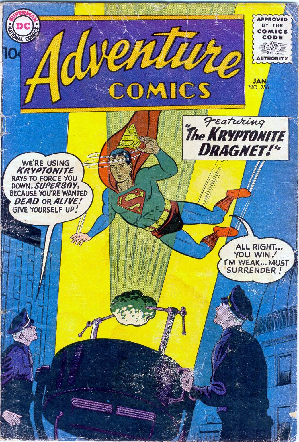 Read online Adventure Comics (1938) comic -  Issue #256 - 1