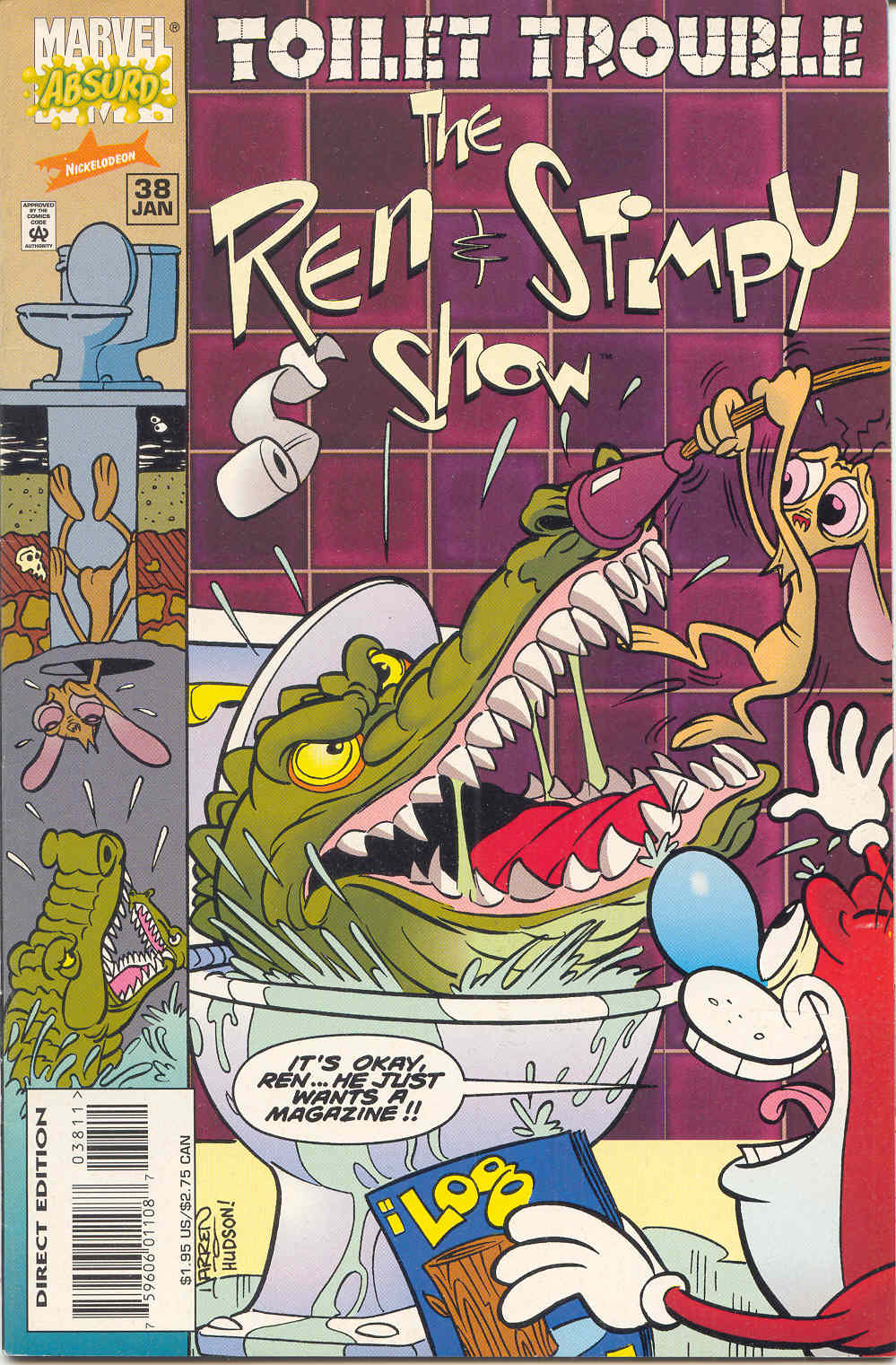 Read online The Ren & Stimpy Show comic -  Issue #38 - 1