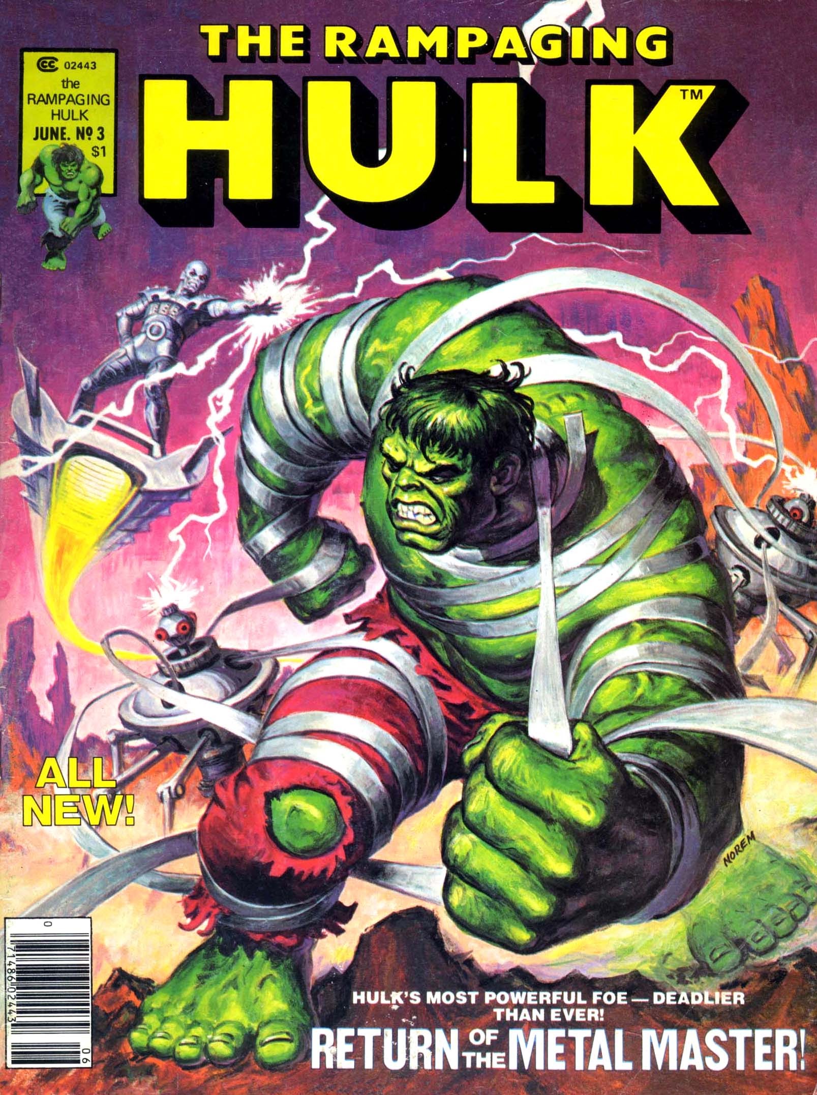 Read online The Rampaging Hulk comic -  Issue #3 - 1
