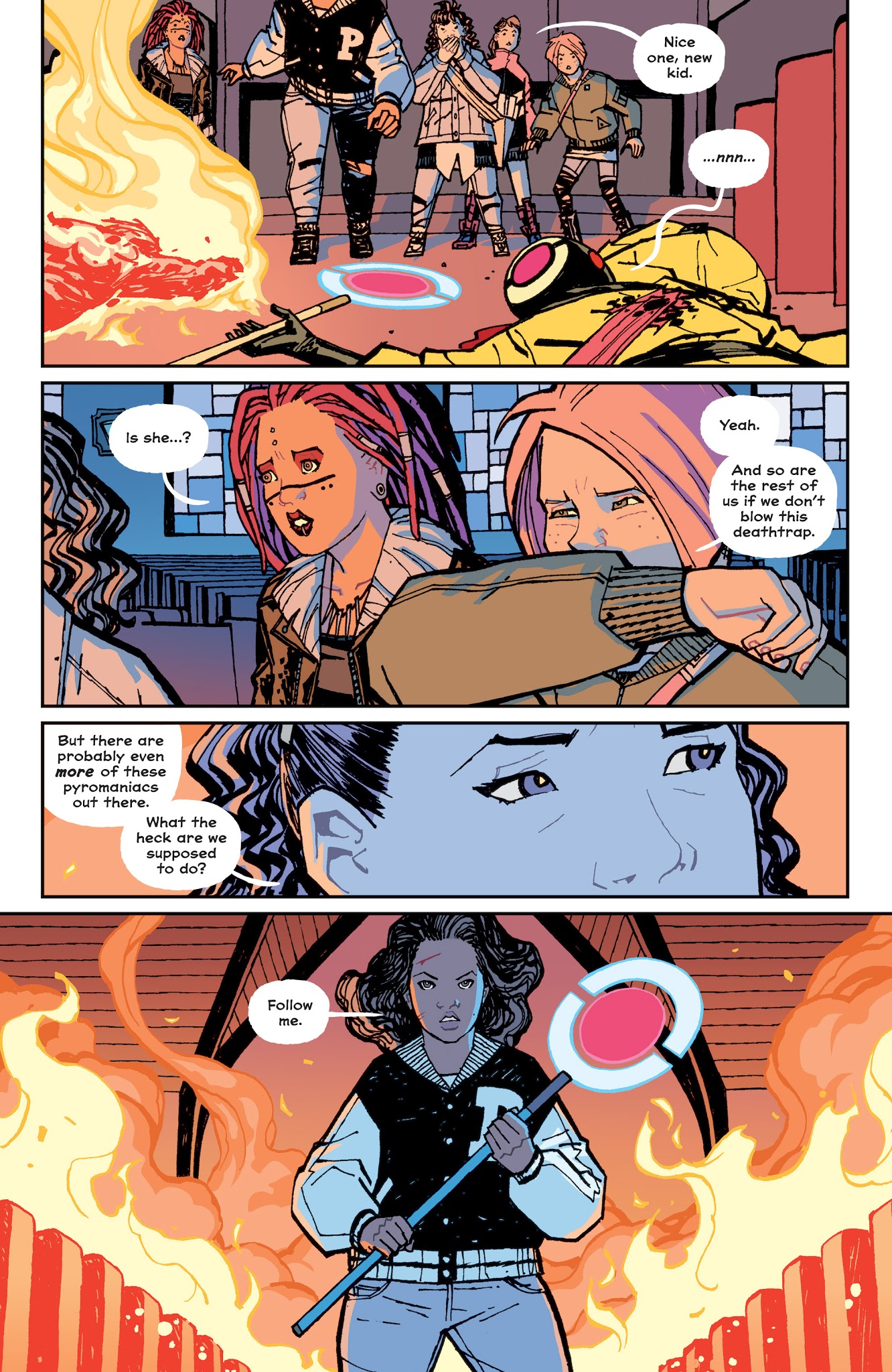 Read online Paper Girls comic -  Issue #20 - 13