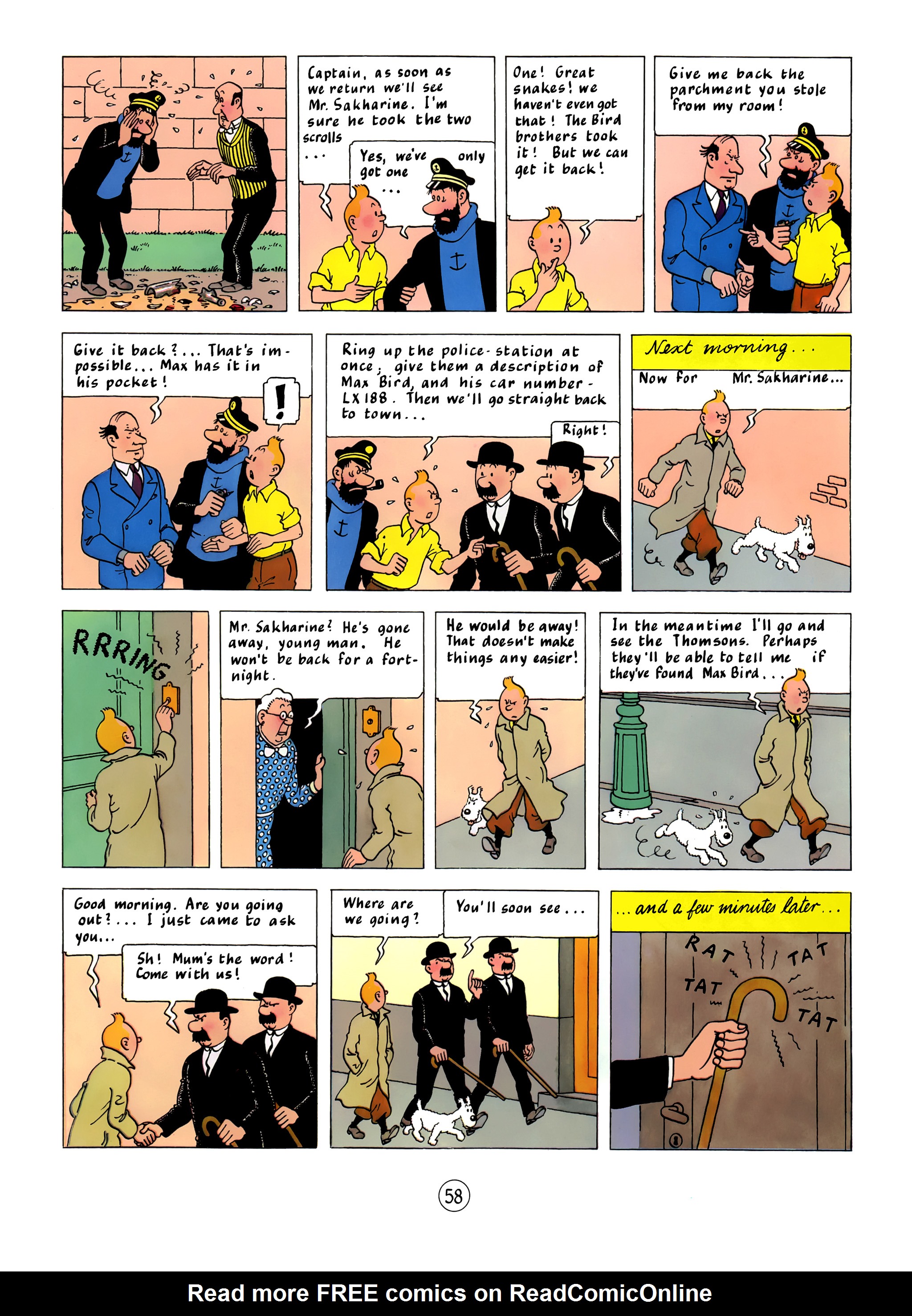 Read online The Adventures of Tintin comic -  Issue #11 - 61