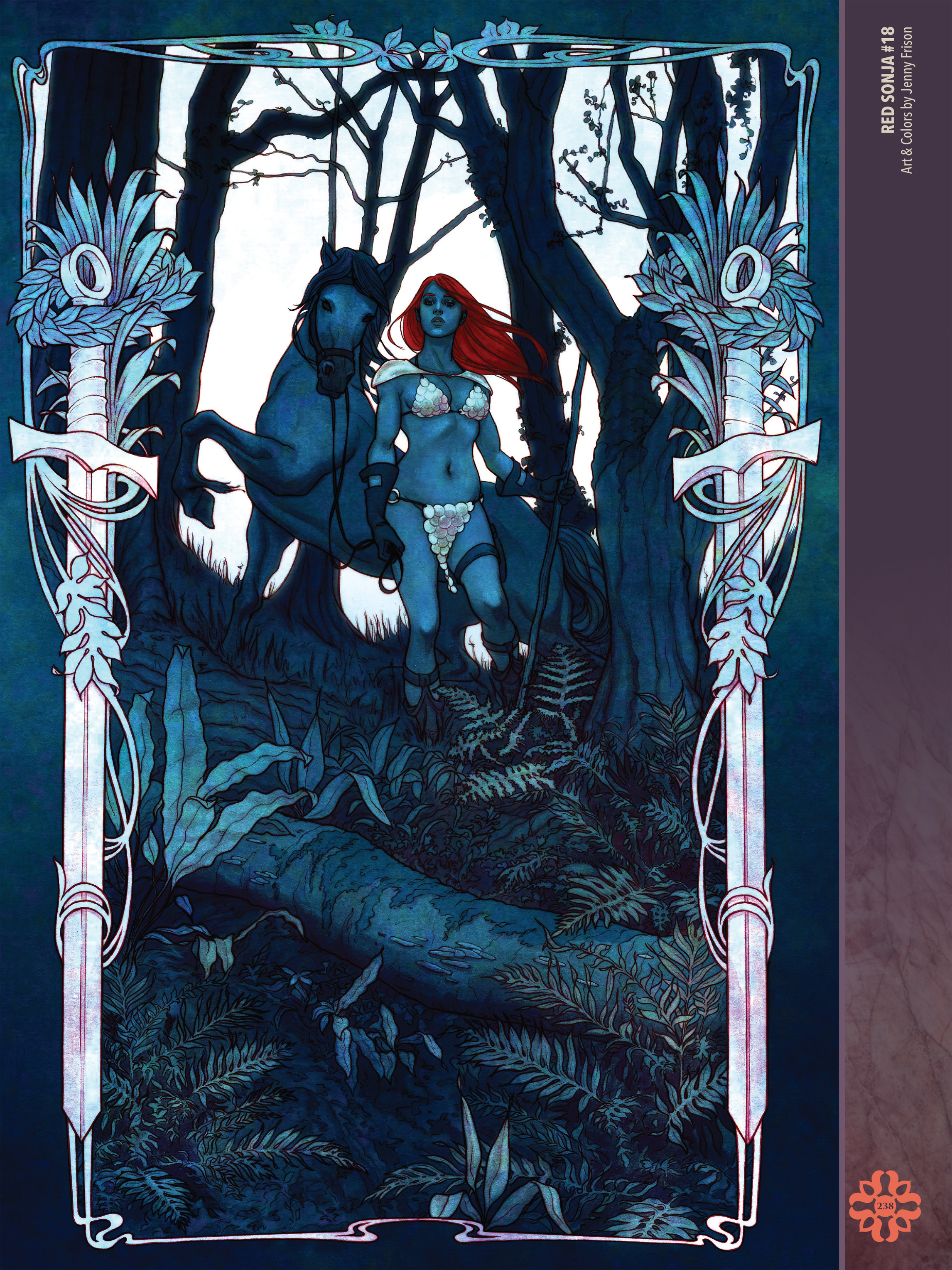 Read online The Art of Red Sonja comic -  Issue # TPB 2 (Part 3) - 39