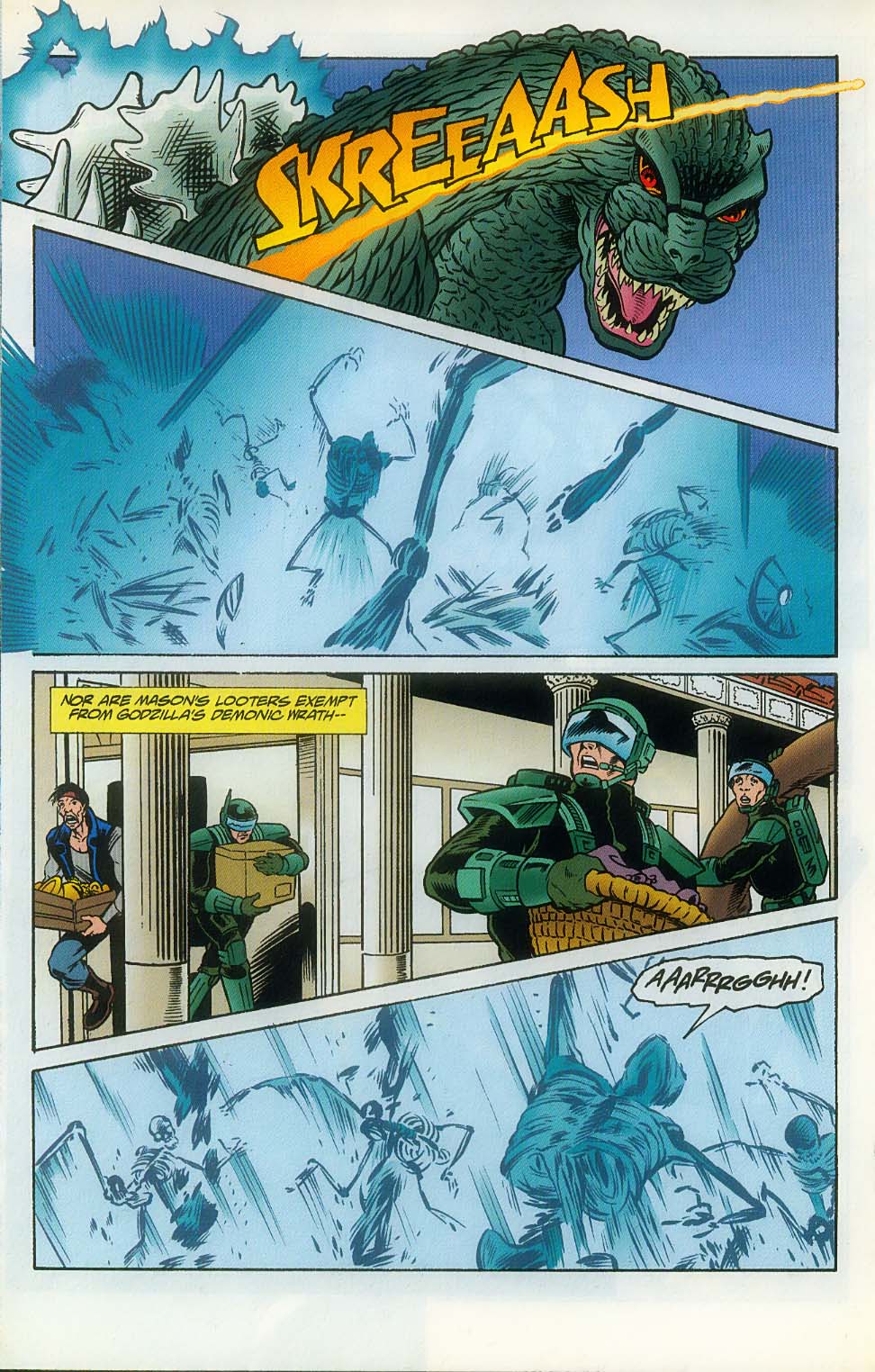Read online Godzilla (1995) comic -  Issue #9 - 17