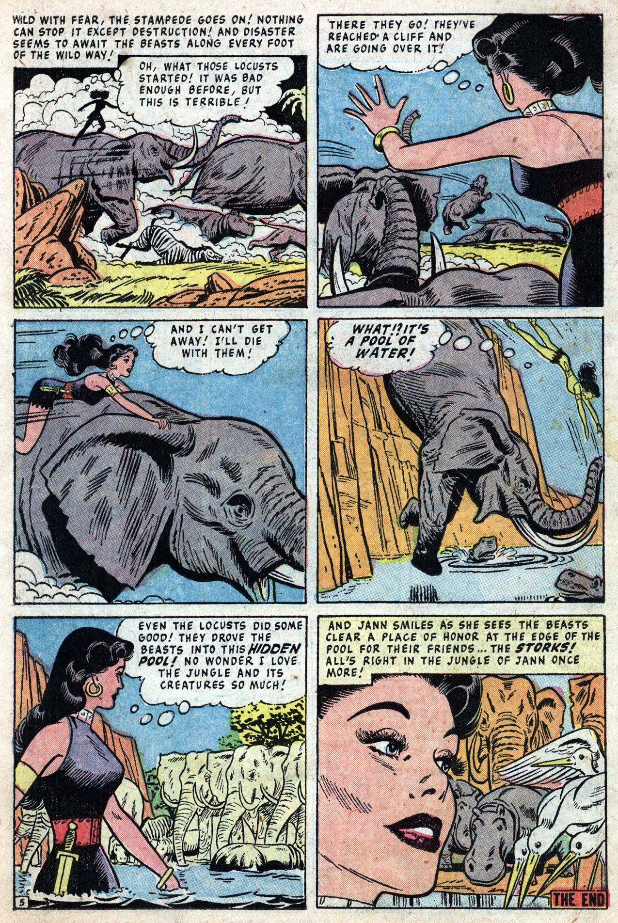 Read online Jann of the Jungle comic -  Issue #14 - 14