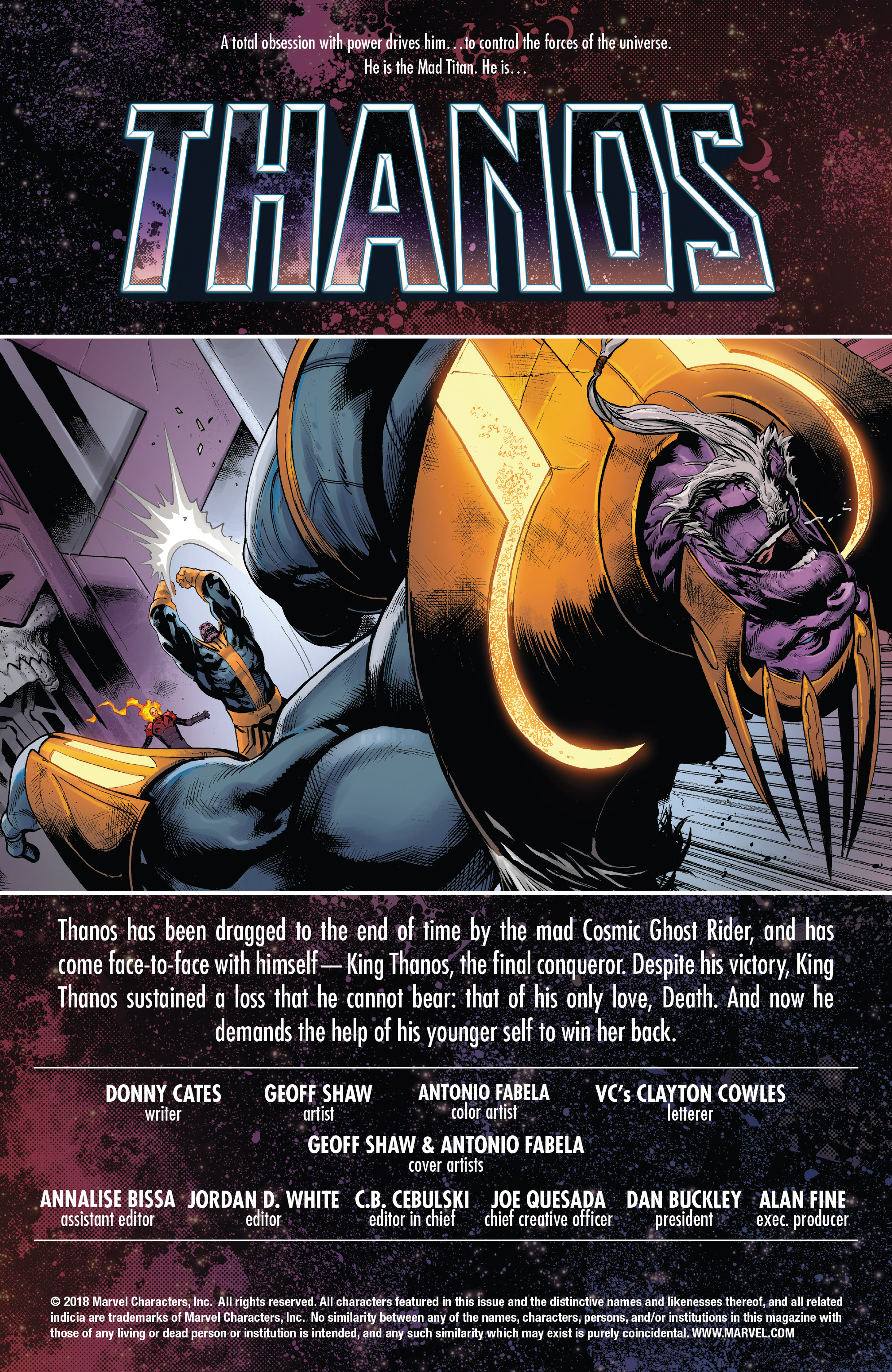 Read online Thanos (2016) comic -  Issue #15 - 2