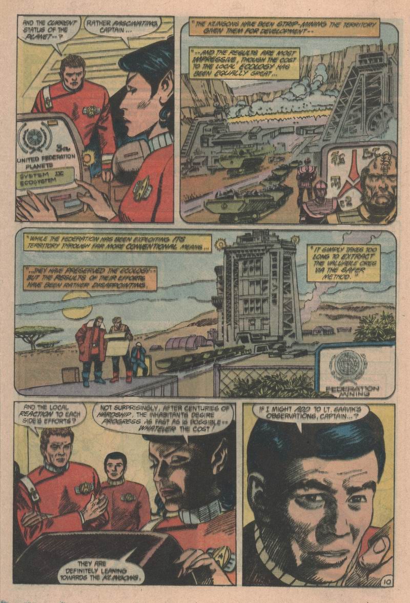 Read online Star Trek (1984) comic -  Issue #31 - 11