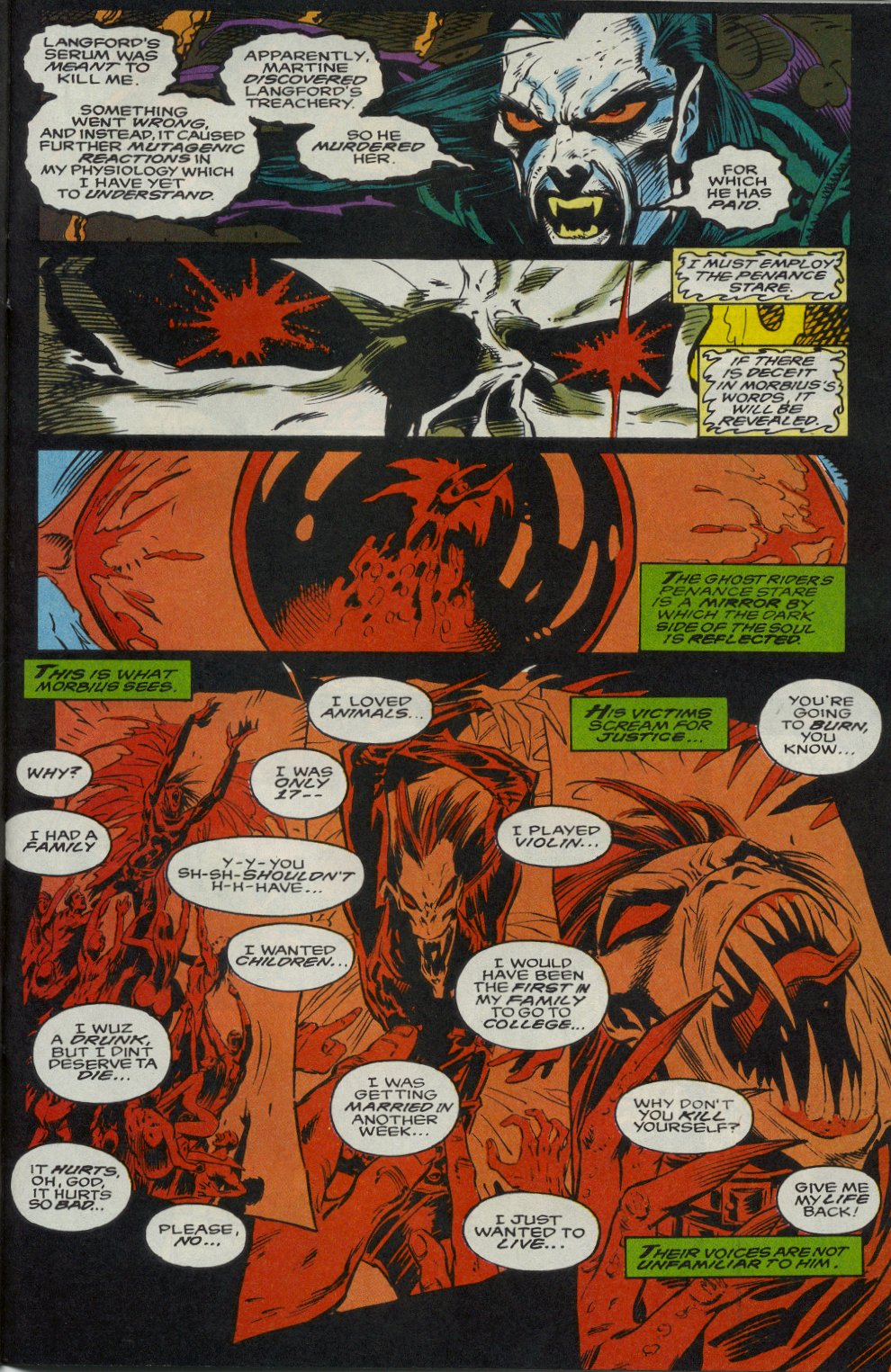 Read online Morbius: The Living Vampire (1992) comic -  Issue #1 - 37