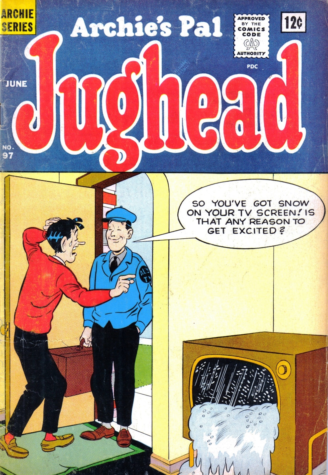 Read online Archie's Pal Jughead comic -  Issue #97 - 1