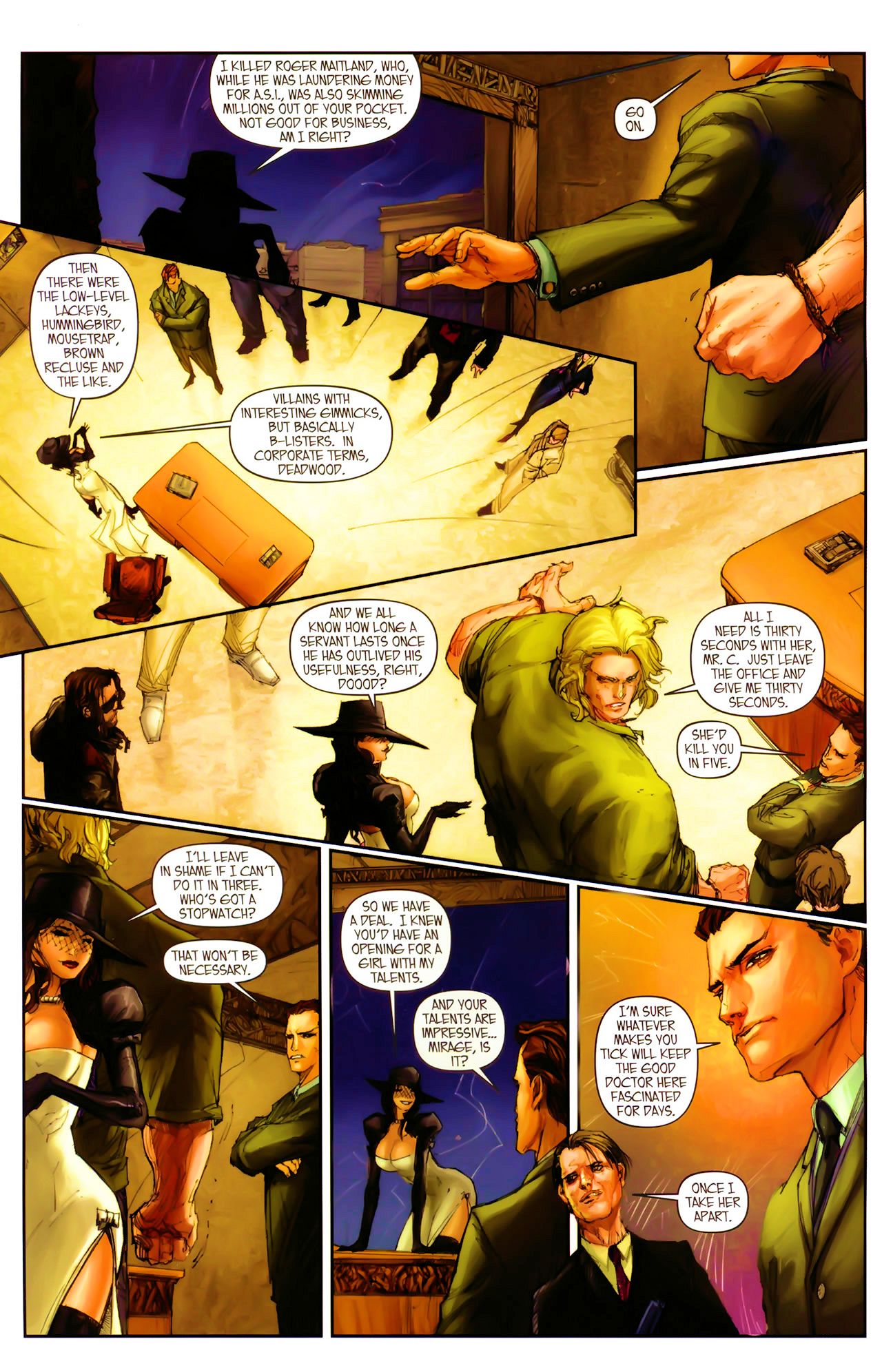 Read online Madame Mirage comic -  Issue #5 - 4