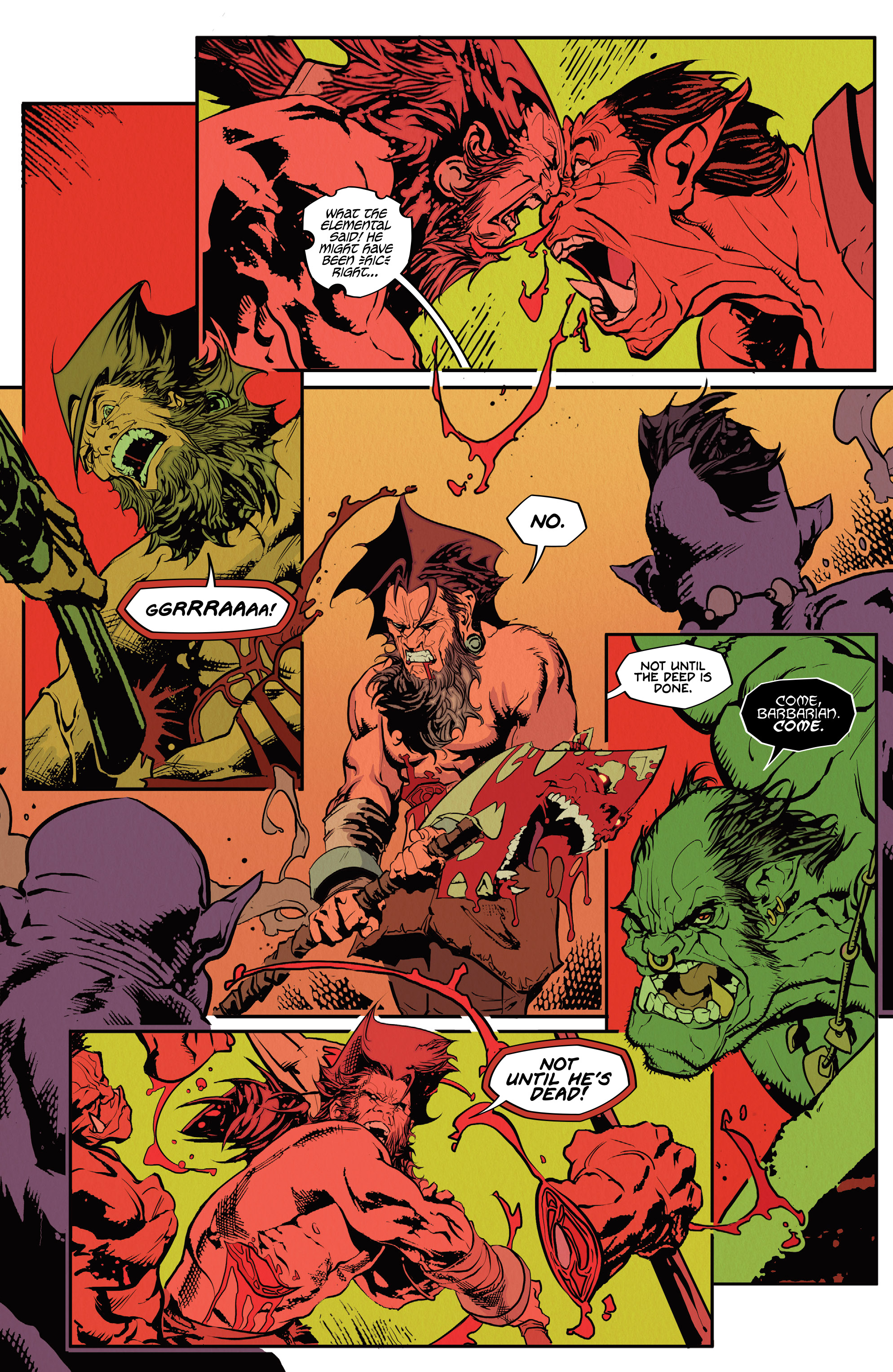 Read online Barbaric: Axe to Grind comic -  Issue #3 - 23