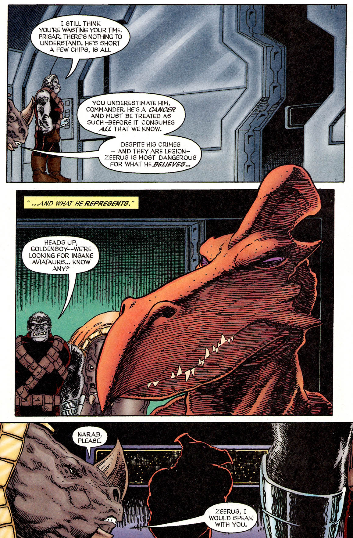 Read online Leonard Nimoy's Primortals (1996) comic -  Issue #7 - 5