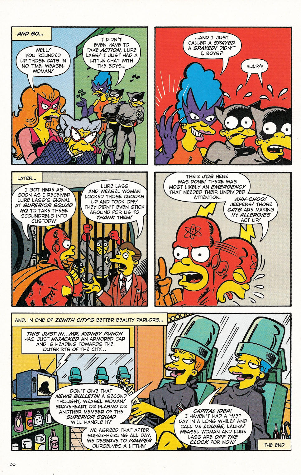 Read online Bongo Comics Presents Simpsons Super Spectacular comic -  Issue #3 - 16