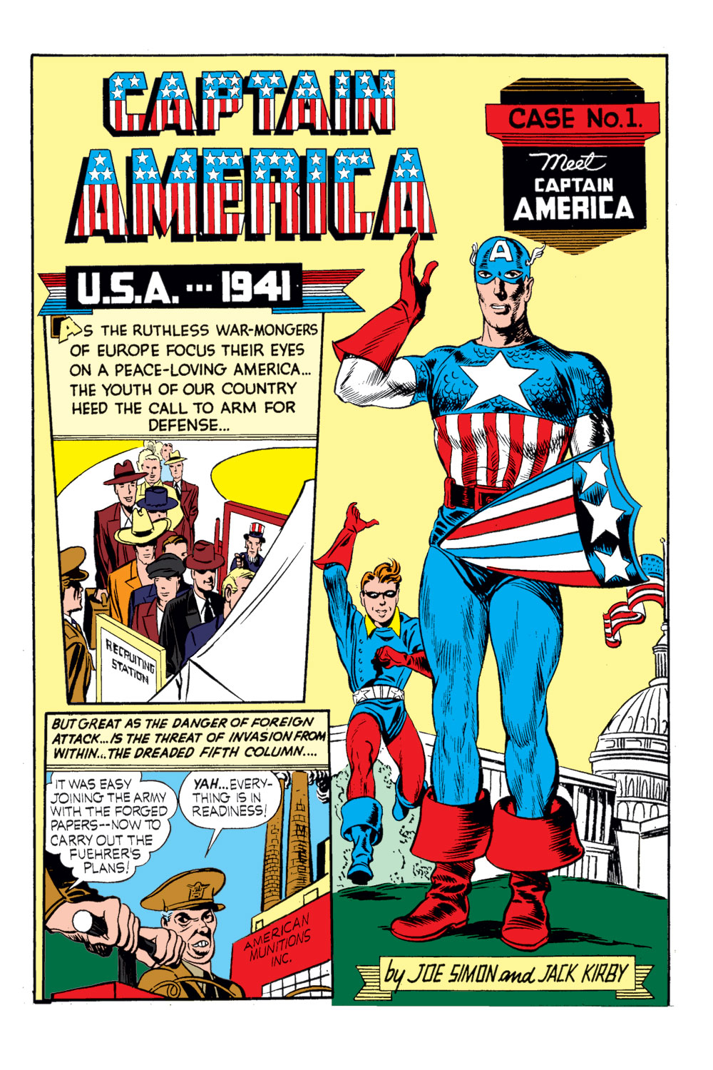 Captain America Comics 1 Page 1
