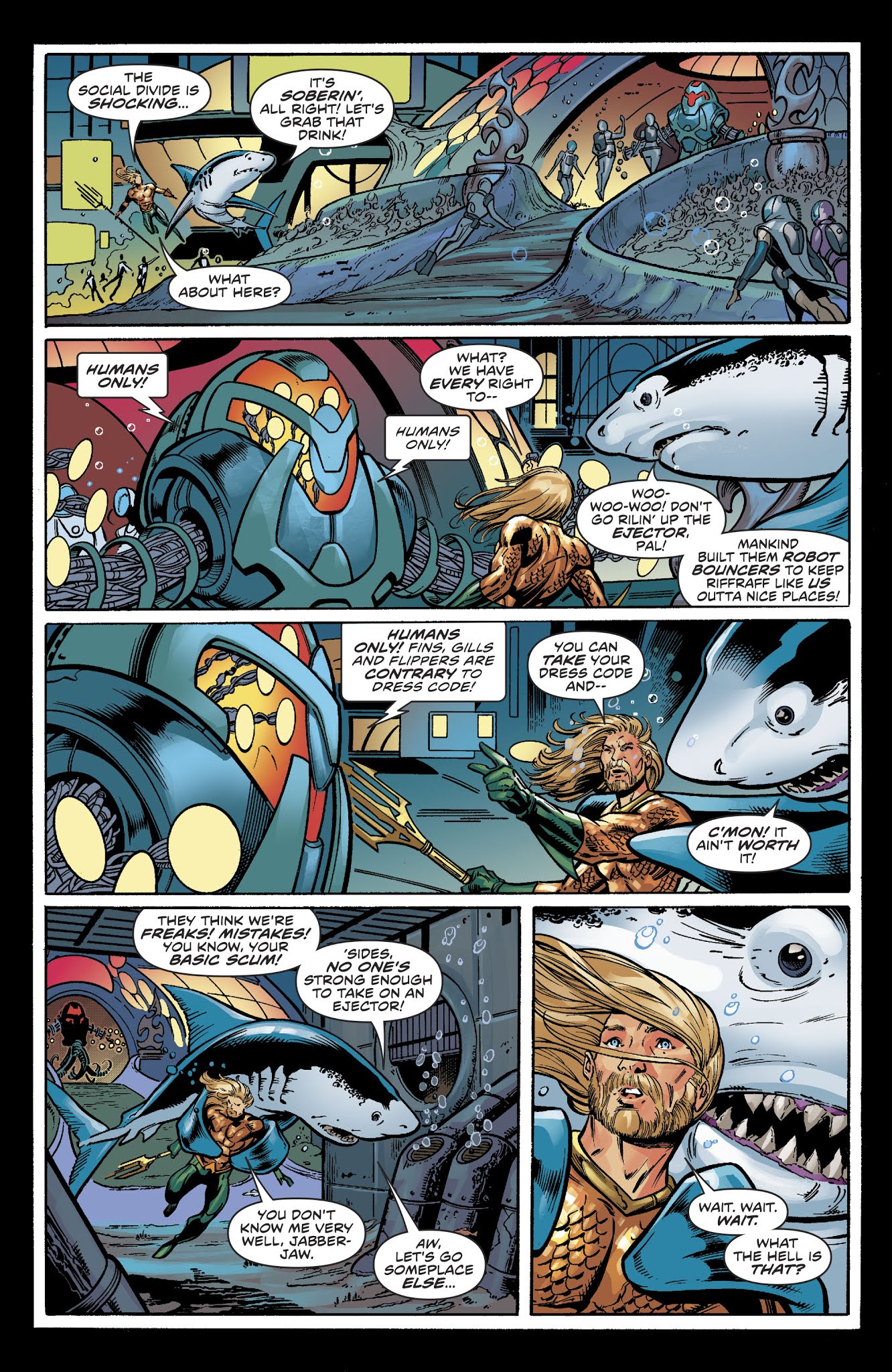 Read online DC Meets Hanna-Barbera comic -  Issue # Issue Aquaman - Jabberjaw - 16
