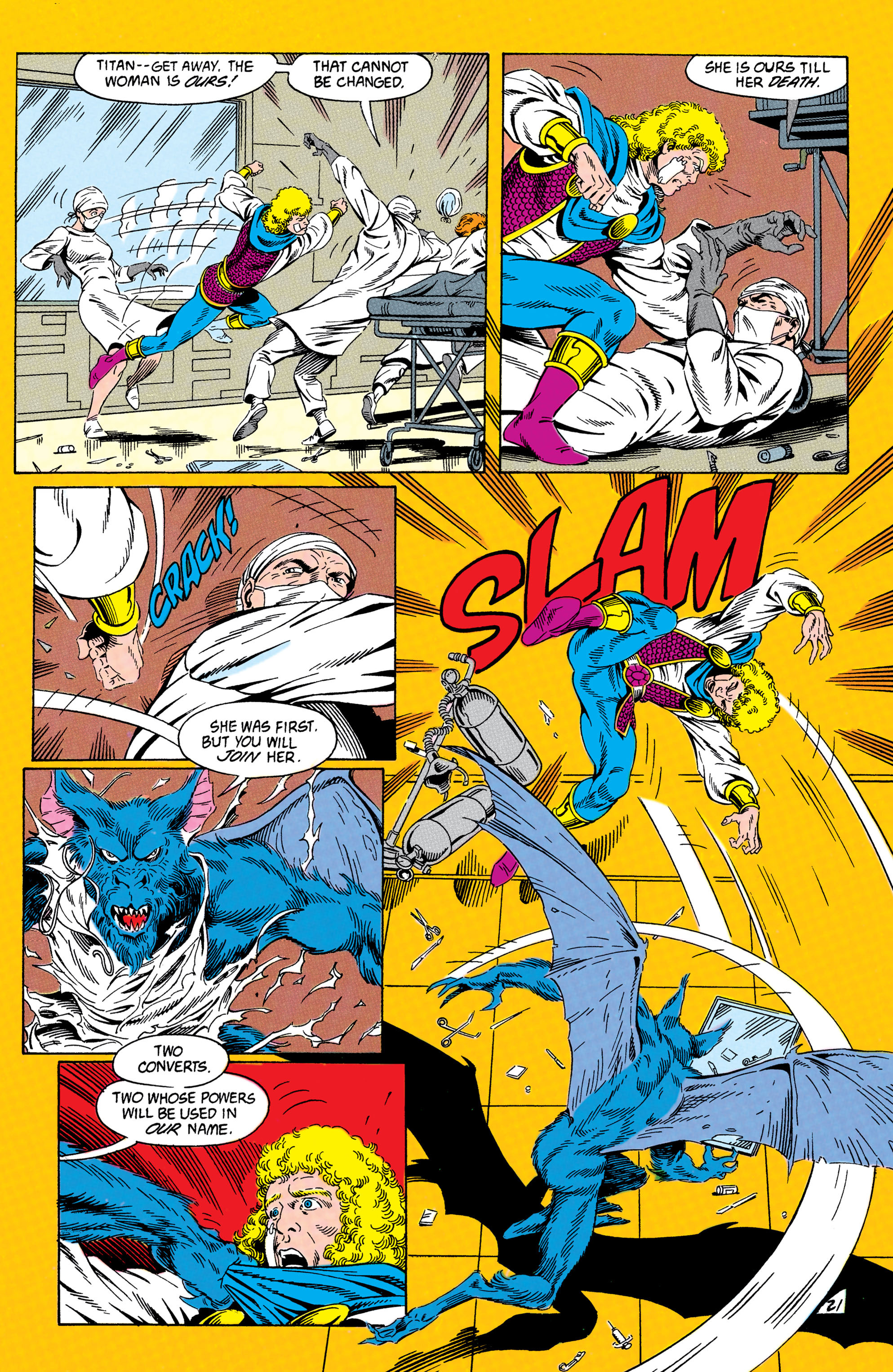 Read online The New Titans (1988) comic -  Issue #63 - 22