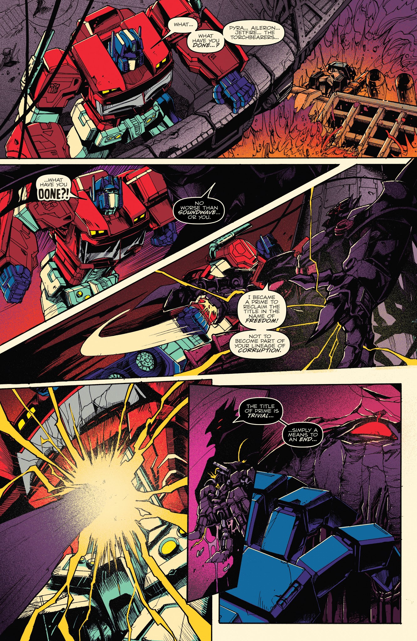 Read online Optimus Prime comic -  Issue #17 - 23