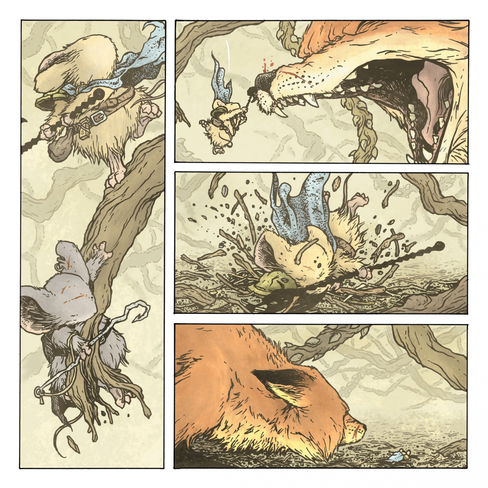 Read online Mouse Guard: The Black Axe comic -  Issue #4 - 15
