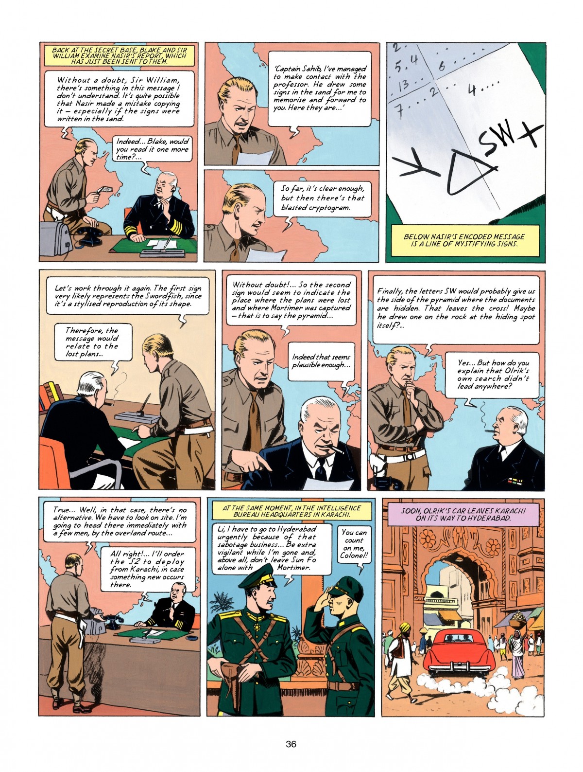 Read online Blake & Mortimer comic -  Issue #16 - 36