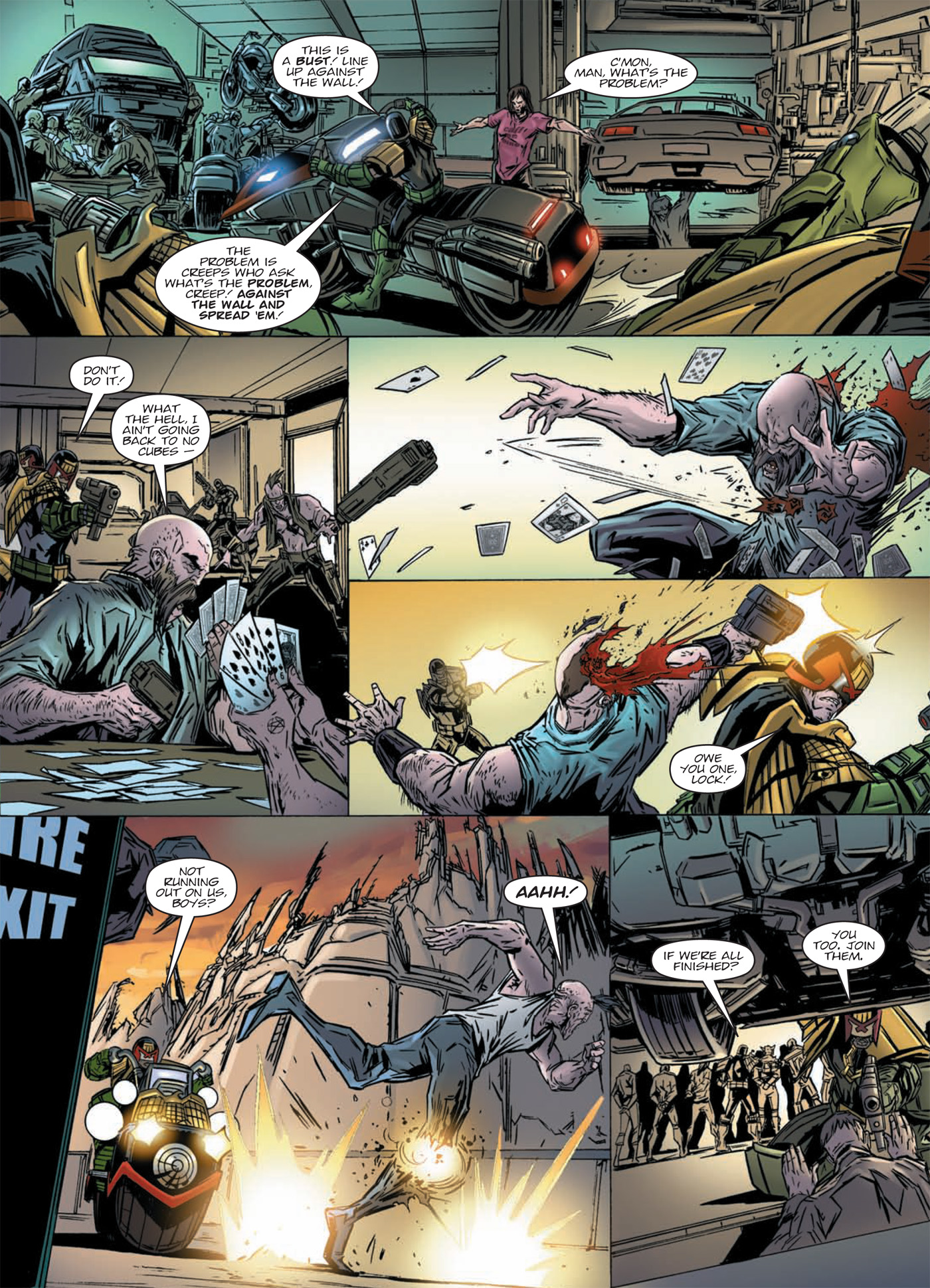 Read online Judge Dredd: Day of Chaos: Fallout comic -  Issue # TPB (Part 3) - 23