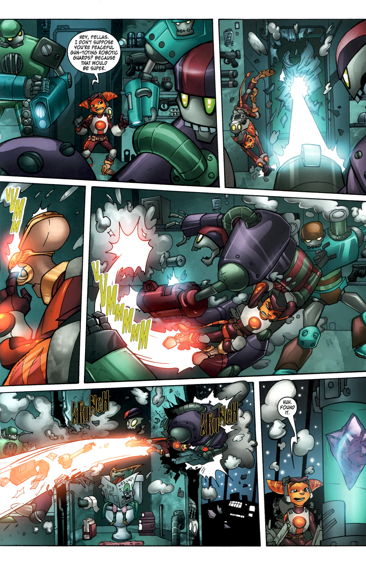 Read online Ratchet & Clank comic -  Issue #4 - 14