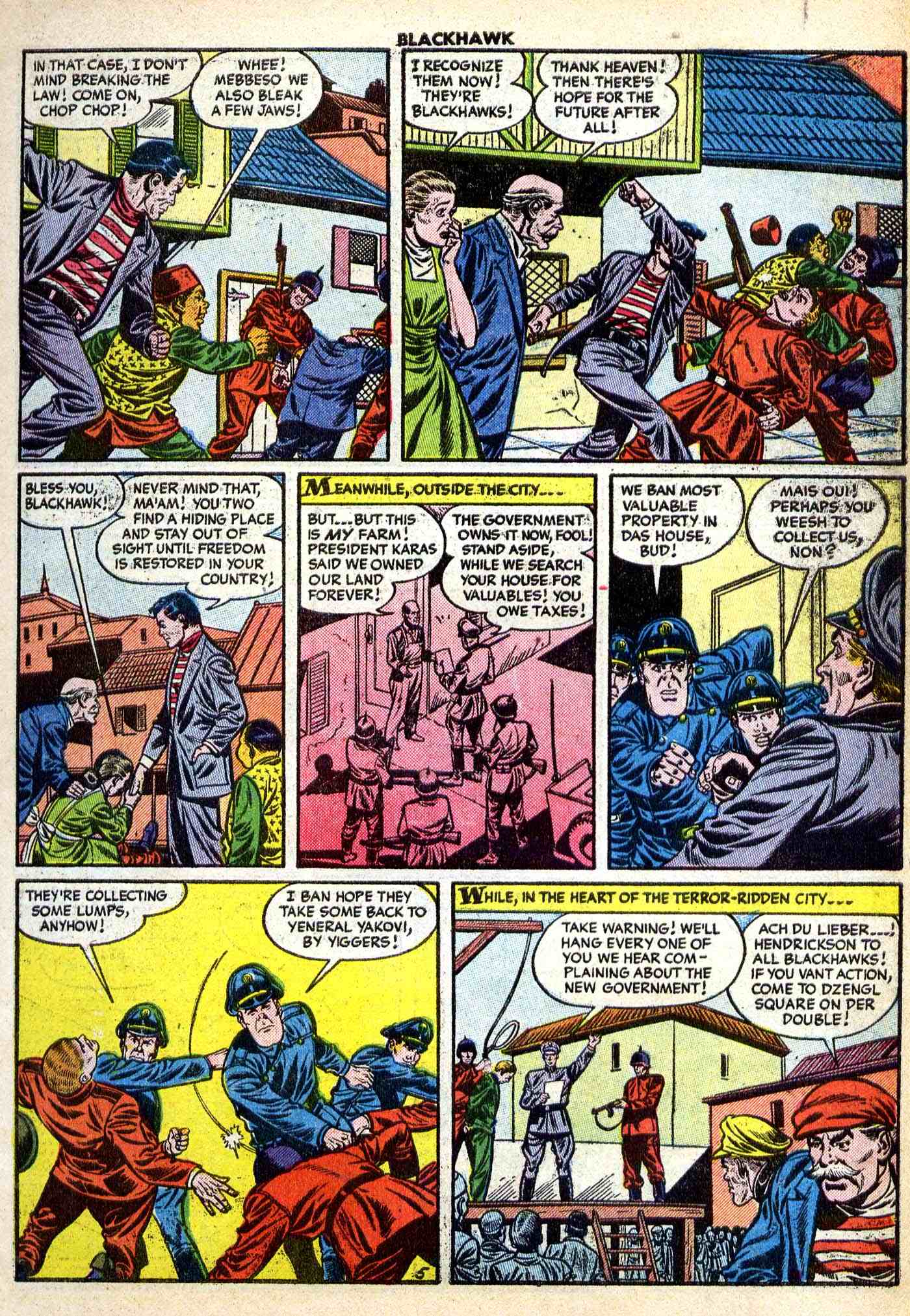 Read online Blackhawk (1957) comic -  Issue #96 - 6