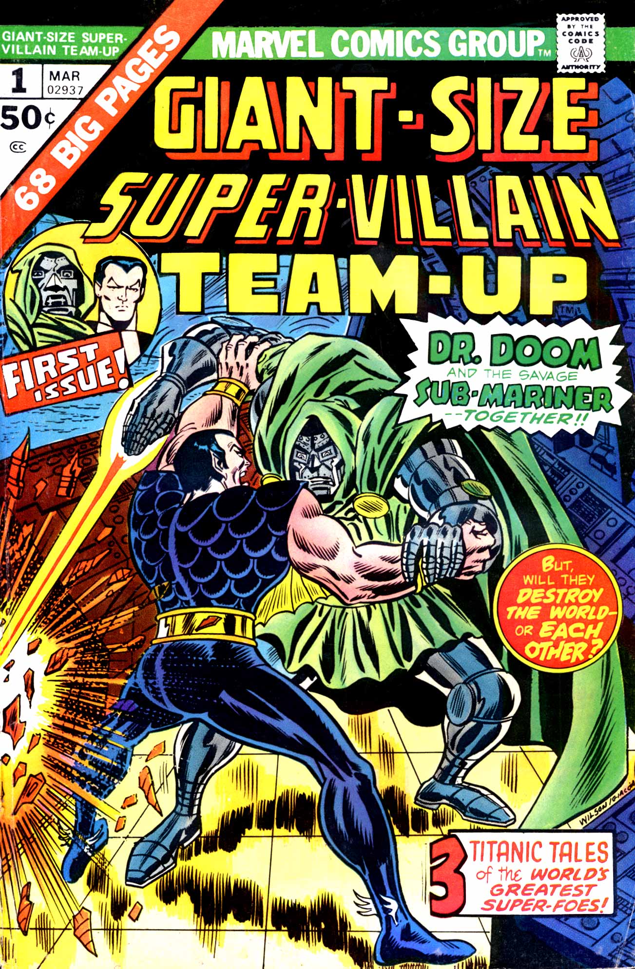 Read online Giant-Size Super-Villain Team-Up comic -  Issue #1 - 1
