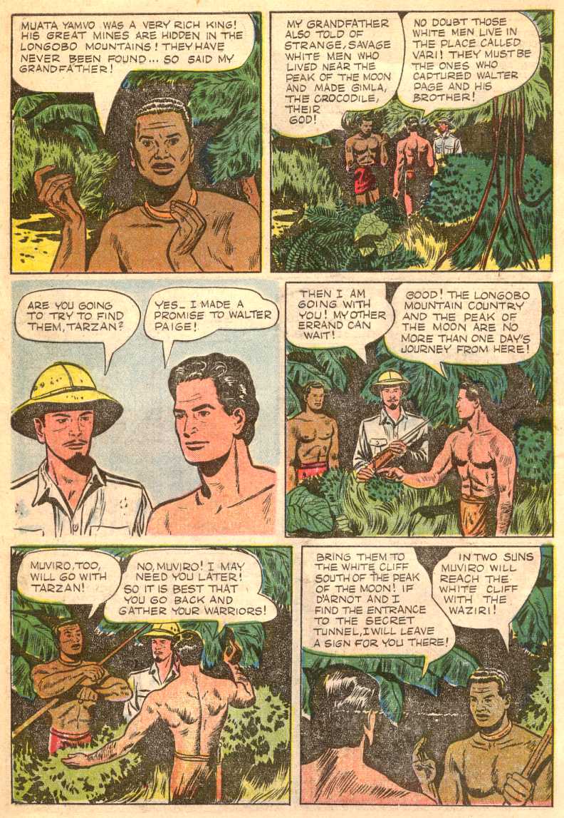Read online Tarzan (1948) comic -  Issue #1 - 6