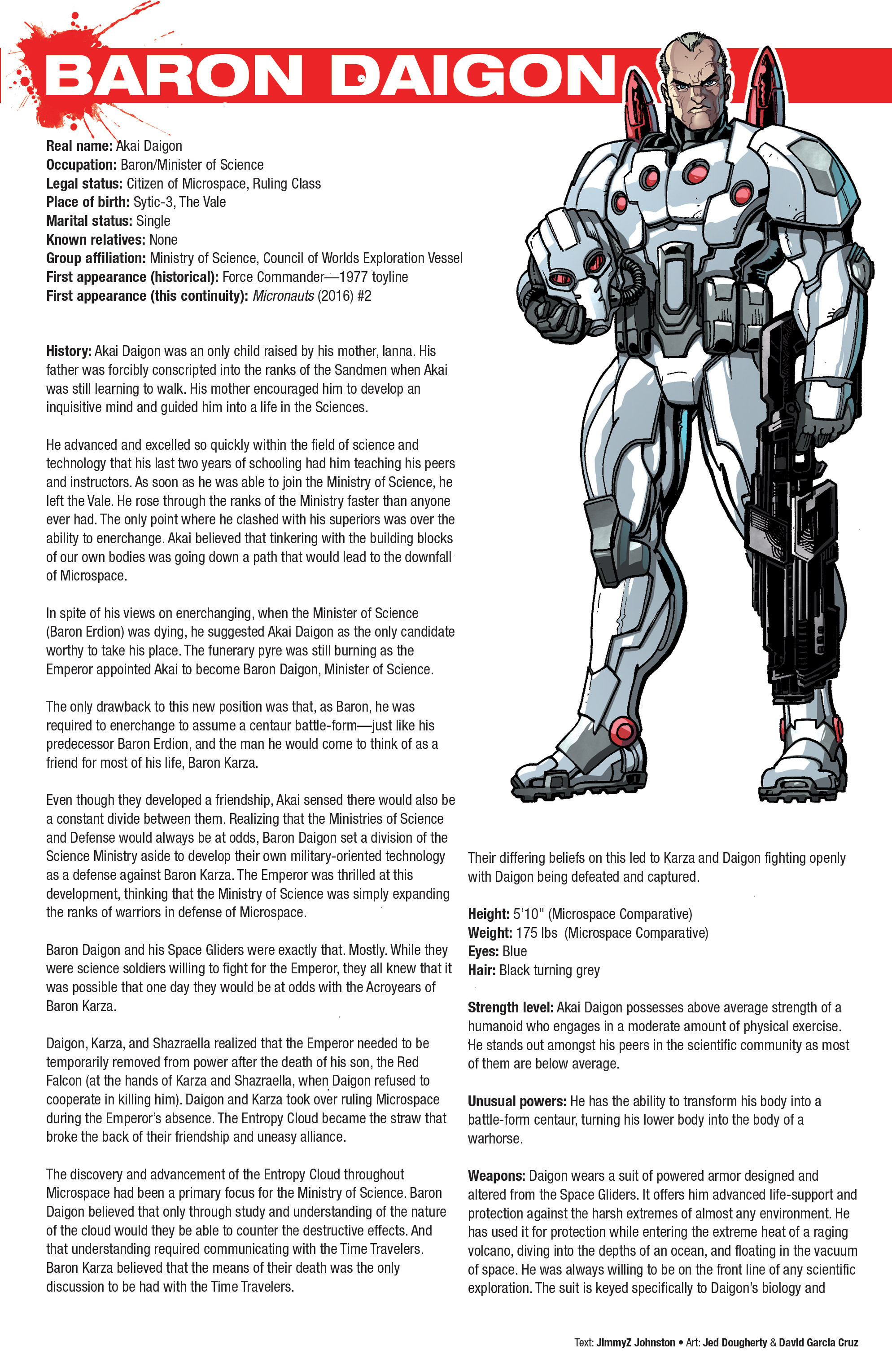 Read online Hasbro Heroes Sourcebook comic -  Issue #1 - 15