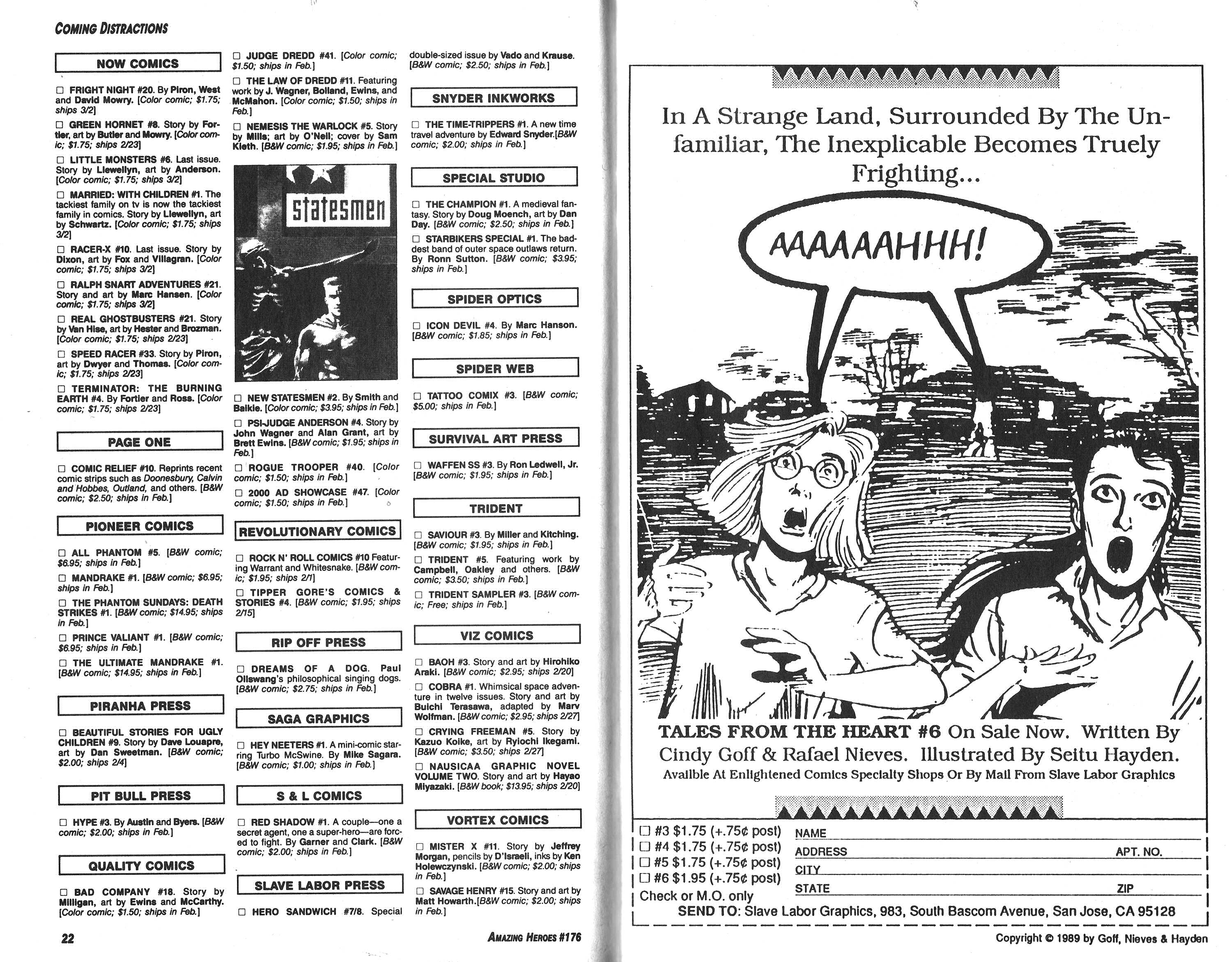 Read online Amazing Heroes comic -  Issue #176 - 12