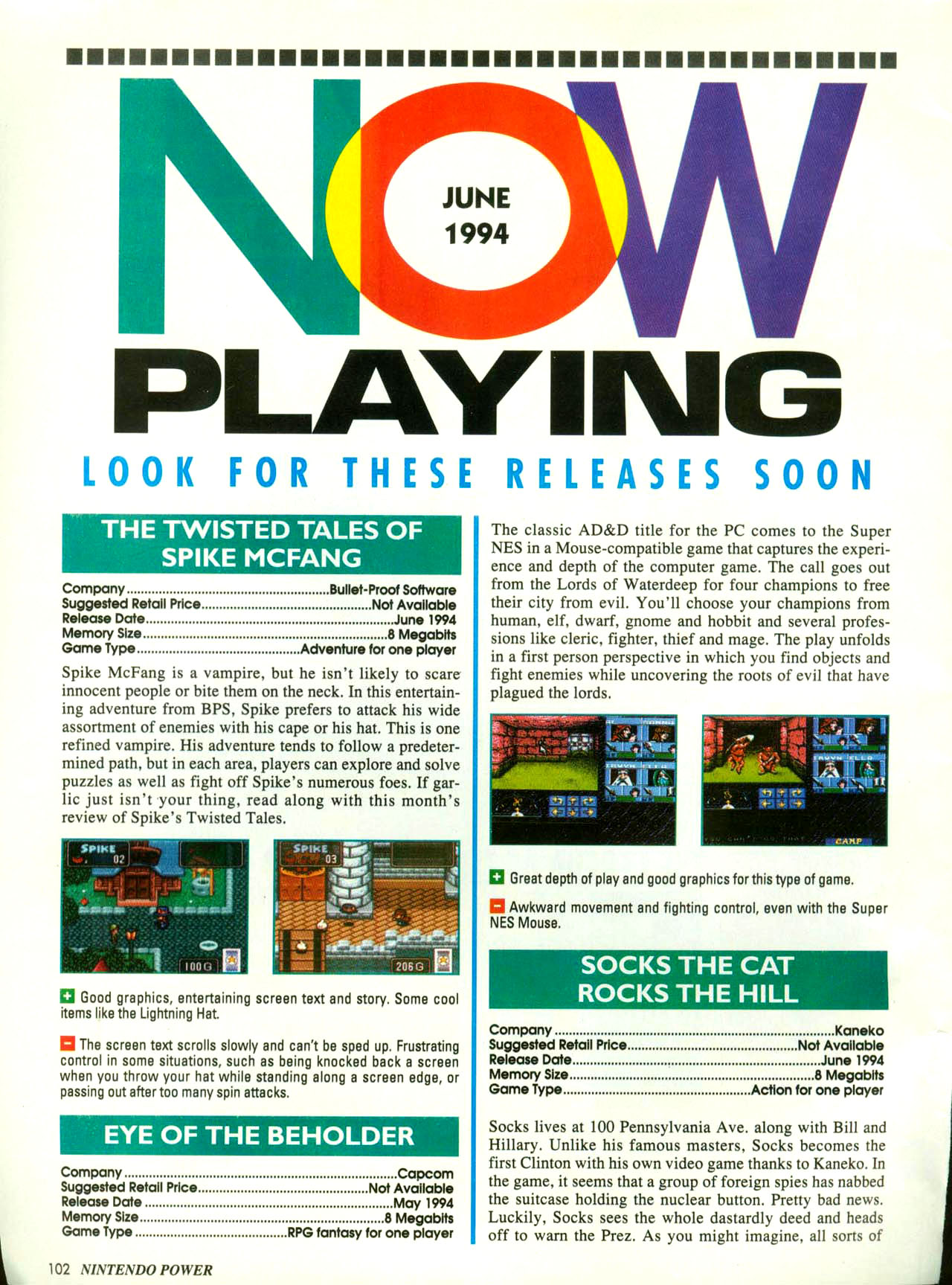 Read online Nintendo Power comic -  Issue #61 - 101
