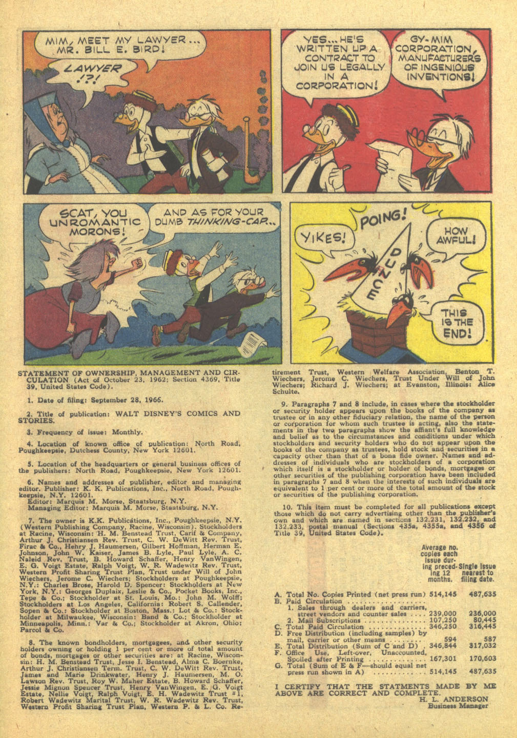 Read online Walt Disney's Comics and Stories comic -  Issue #316 - 33