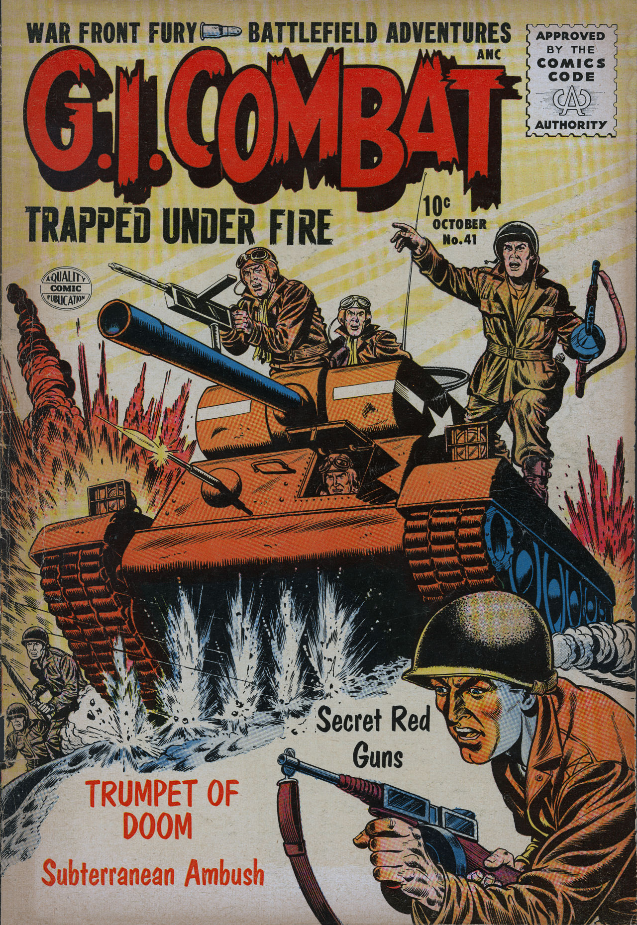 Read online G.I. Combat (1952) comic -  Issue #41 - 1