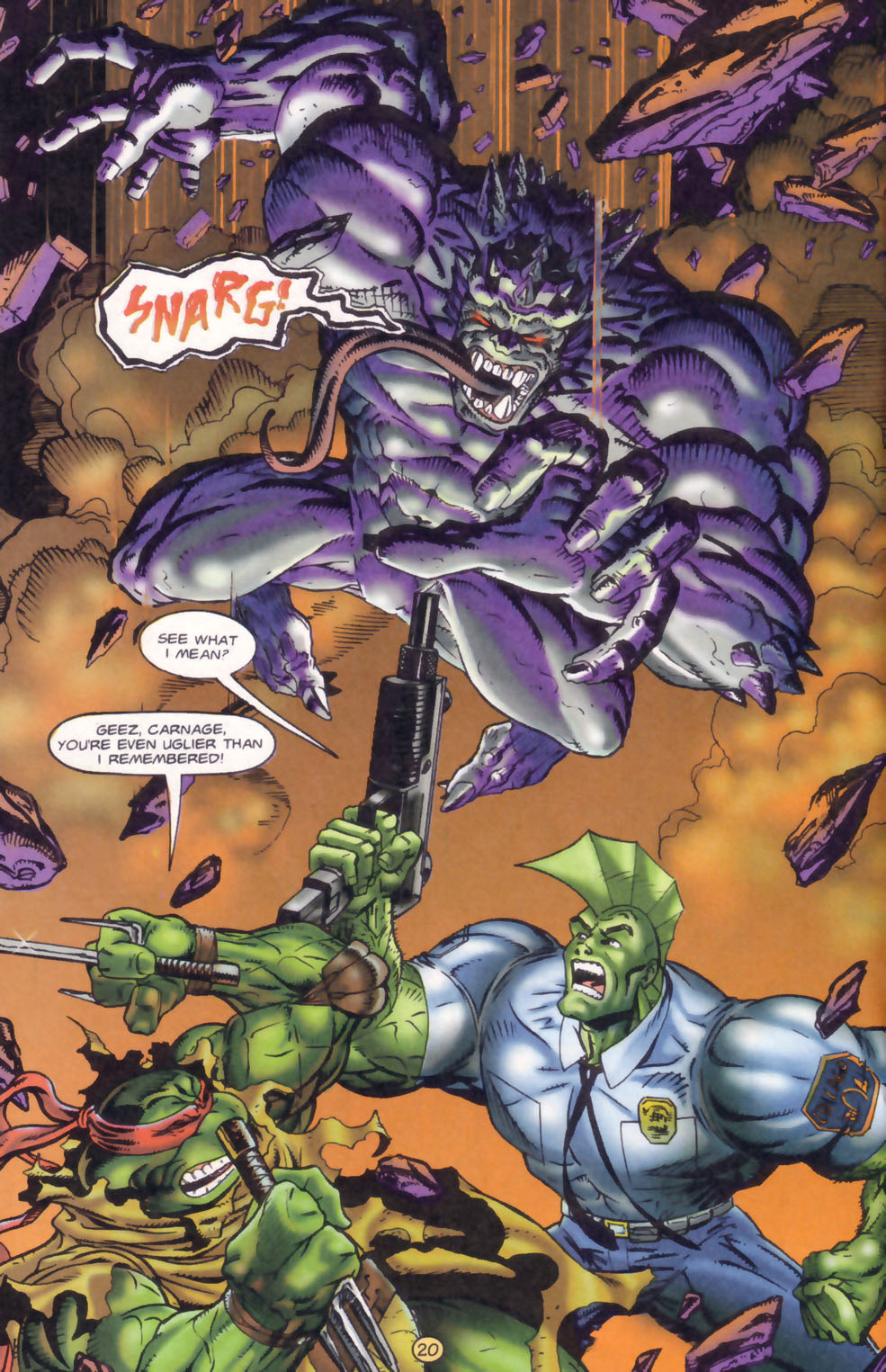 Teenage Mutant Ninja Turtles/Savage Dragon Crossover Full #1 - English 21