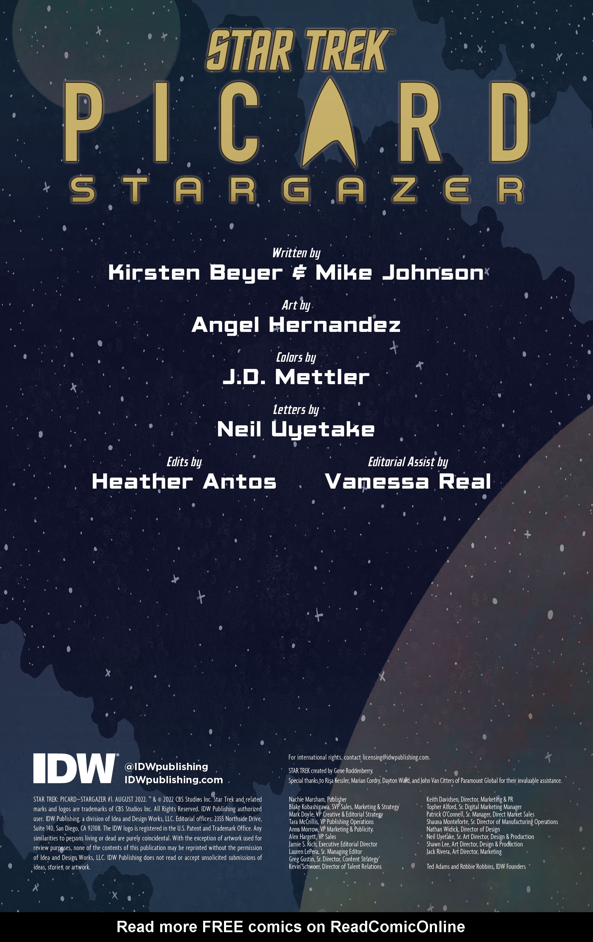 Read online Star Trek: Picard: Stargazer comic -  Issue #1 - 2