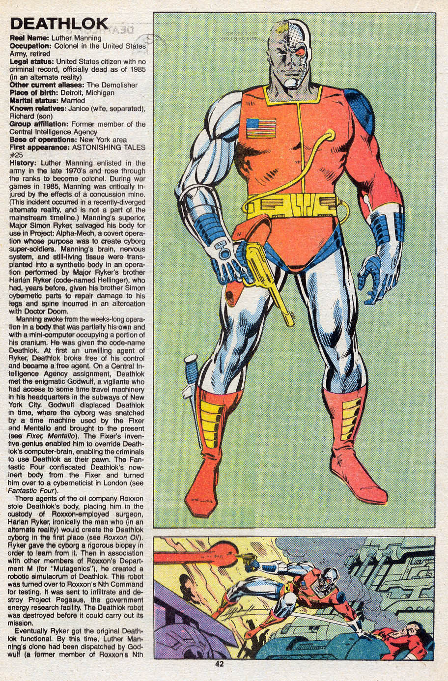 Read online The Official Handbook of the Marvel Universe Deluxe Edition comic -  Issue #3 - 44