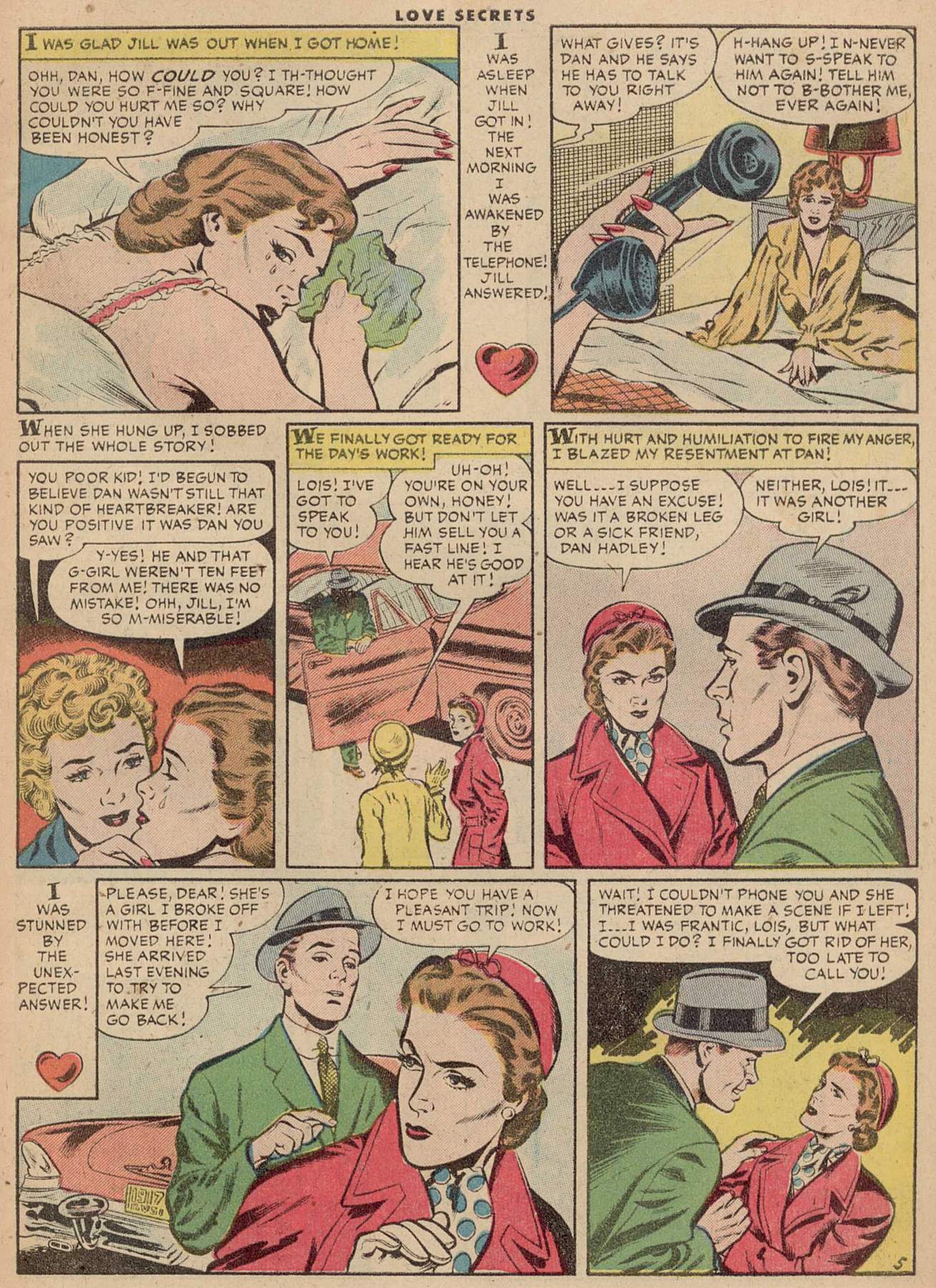 Read online Love Secrets (1953) comic -  Issue #54 - 7