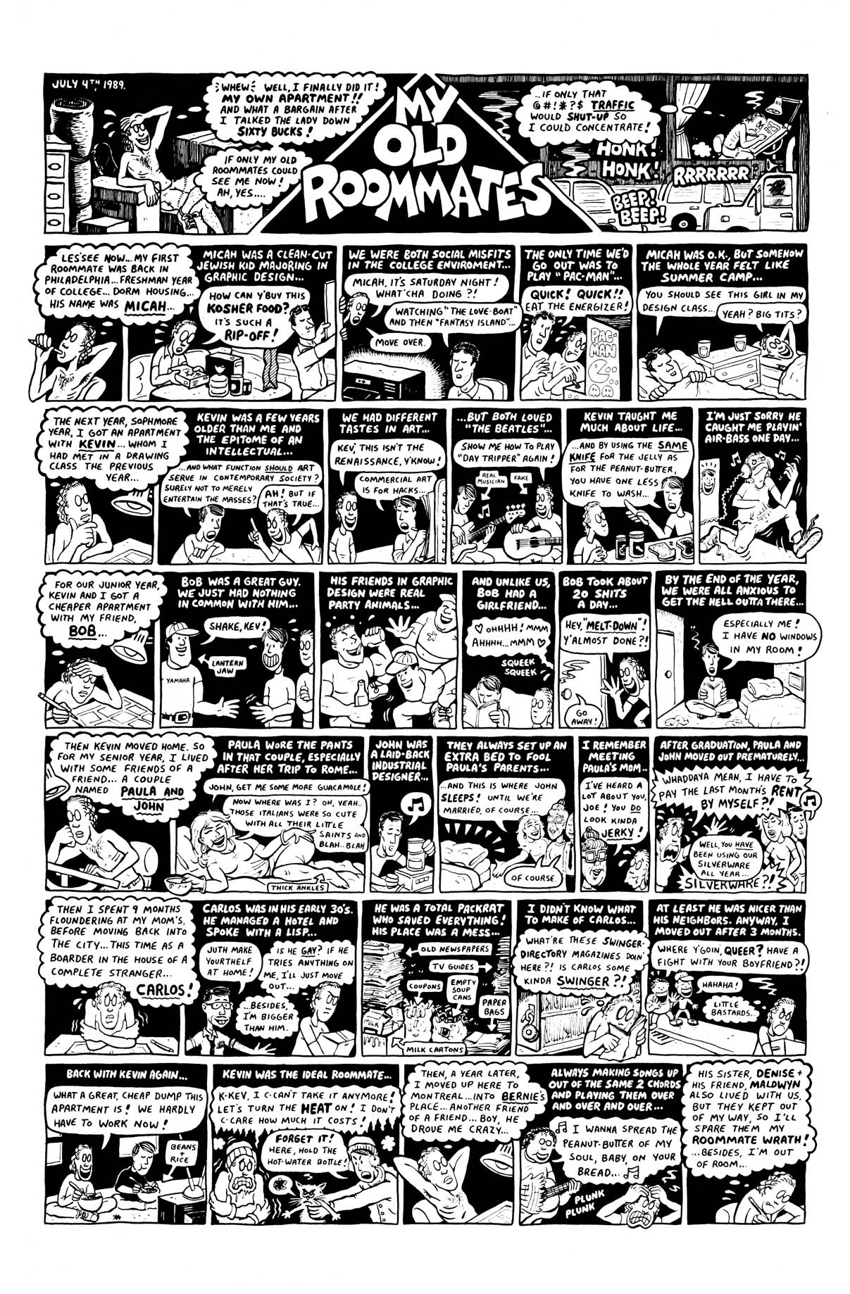 Read online Peepshow: The Cartoon Diary of Joe Matt comic -  Issue # Full - 40