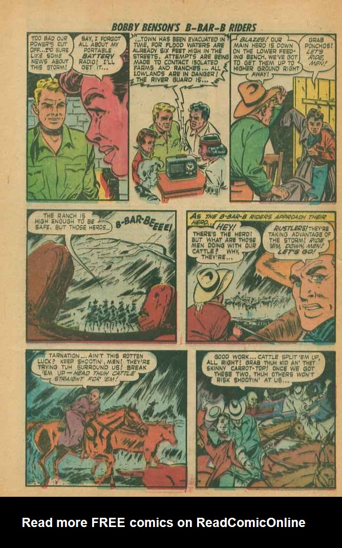 Read online Bobby Benson's B-Bar-B Riders comic -  Issue #12 - 28