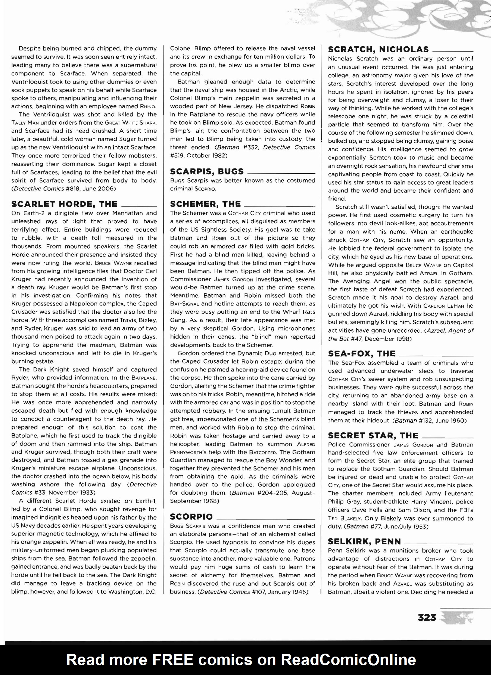Read online The Essential Batman Encyclopedia comic -  Issue # TPB (Part 4) - 35
