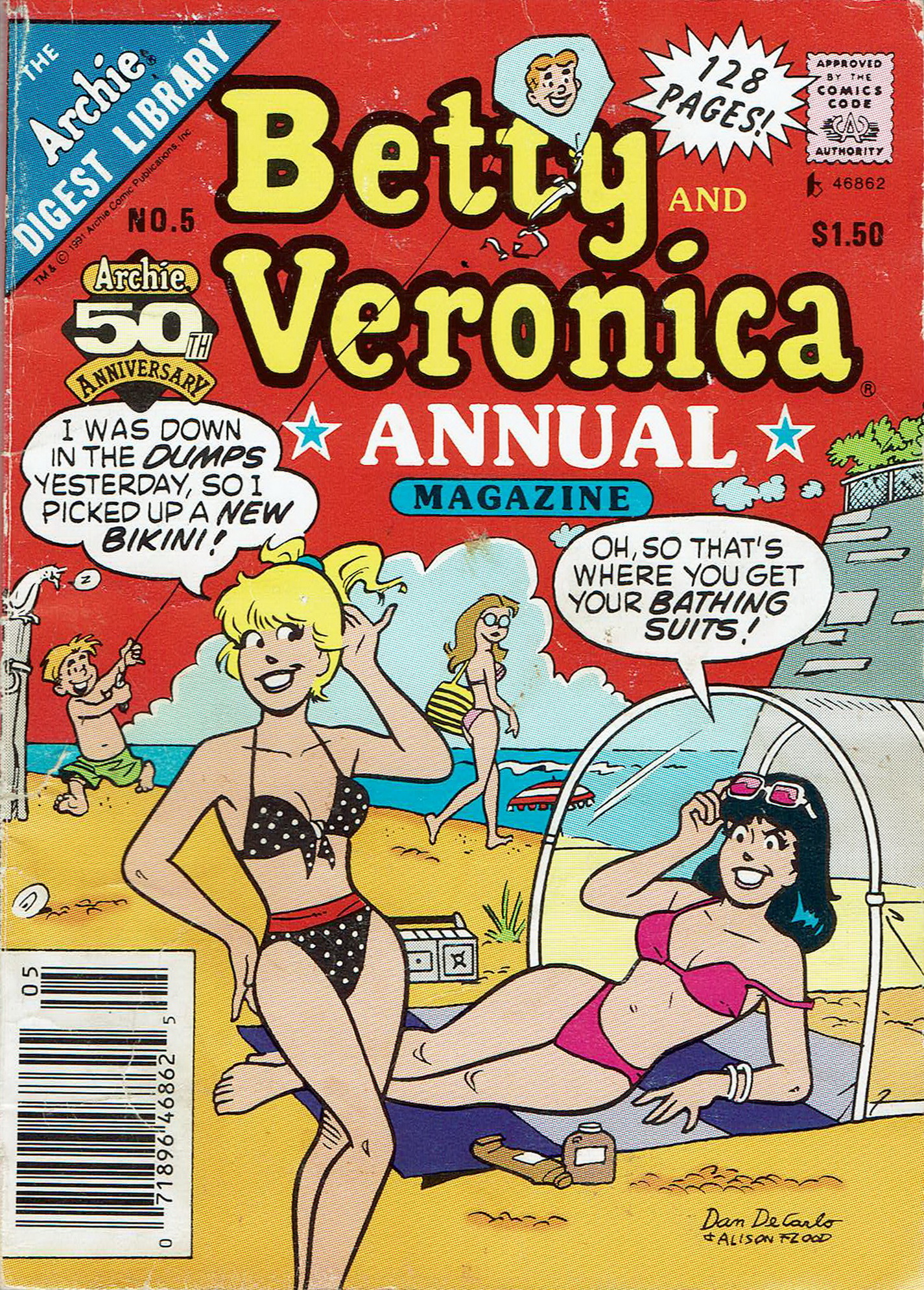 Read online Betty and Veronica Annual Digest Magazine comic -  Issue #5 - 1