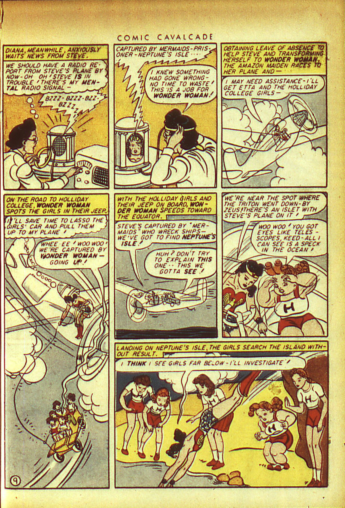Read online Comic Cavalcade comic -  Issue #9 - 13