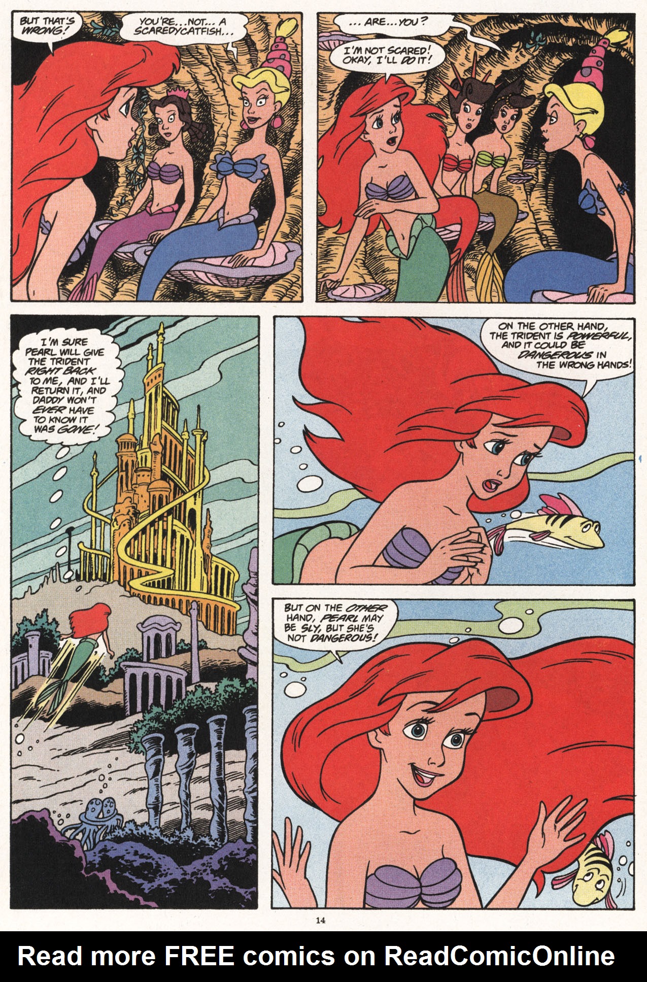 Read online Disney's The Little Mermaid comic -  Issue #3 - 16